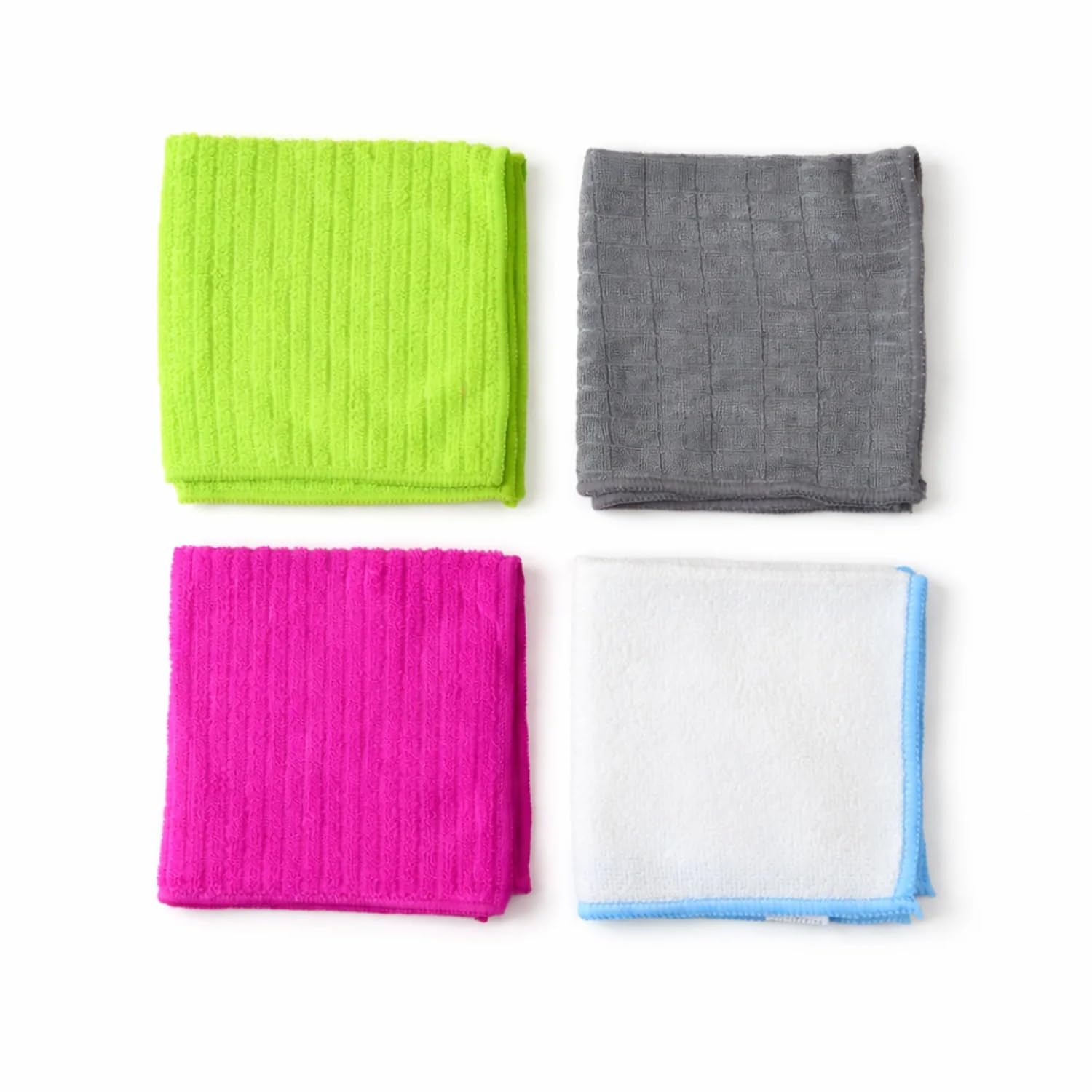 JAROOK Microfiber Cleaning Cloth  4 Pieces for Home & Car Use