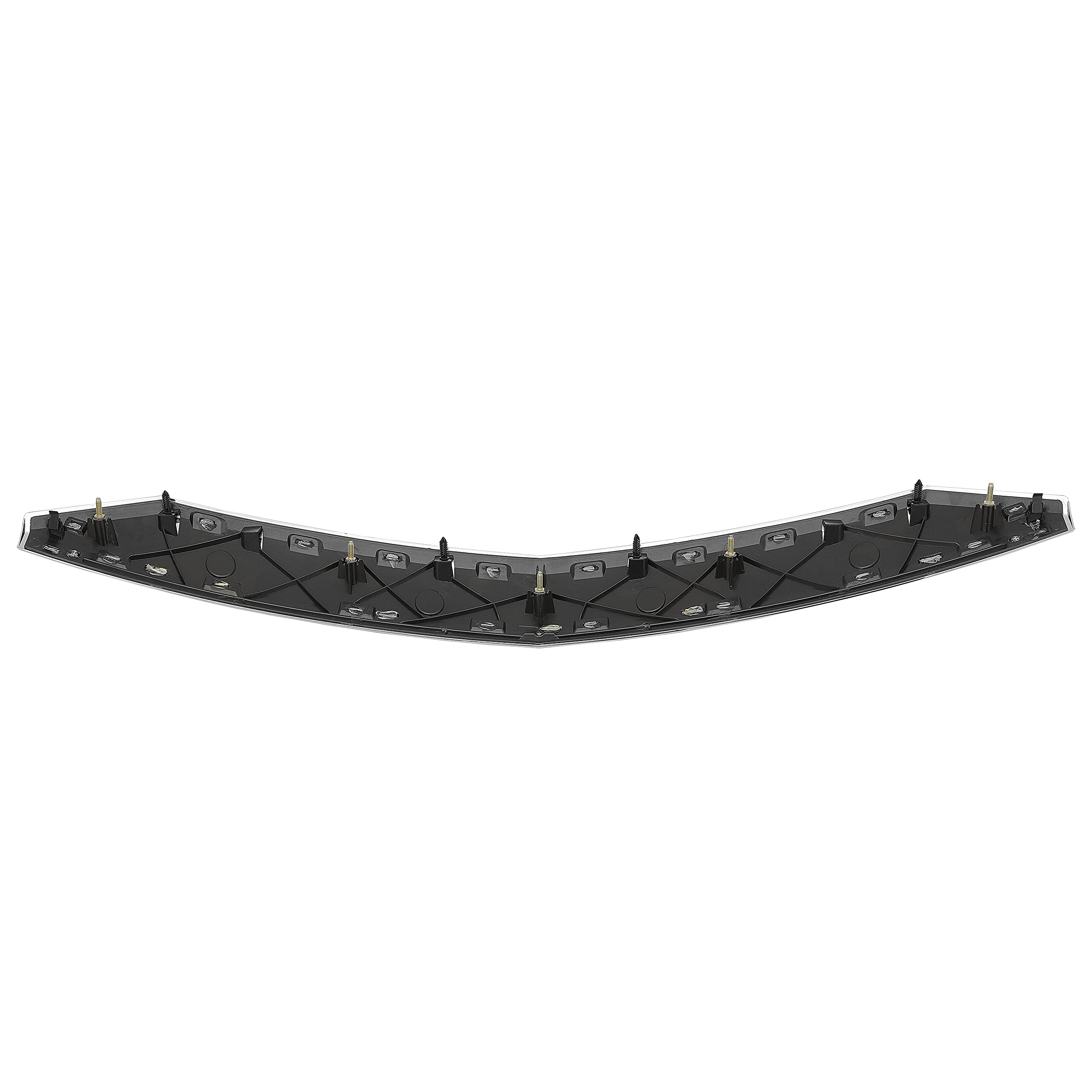 Hecasa Chrome Front Hood Bezel Molding Compatible With 2007-2014 Lincoln Navigator Replacement For 7L7Z-16856-Aa