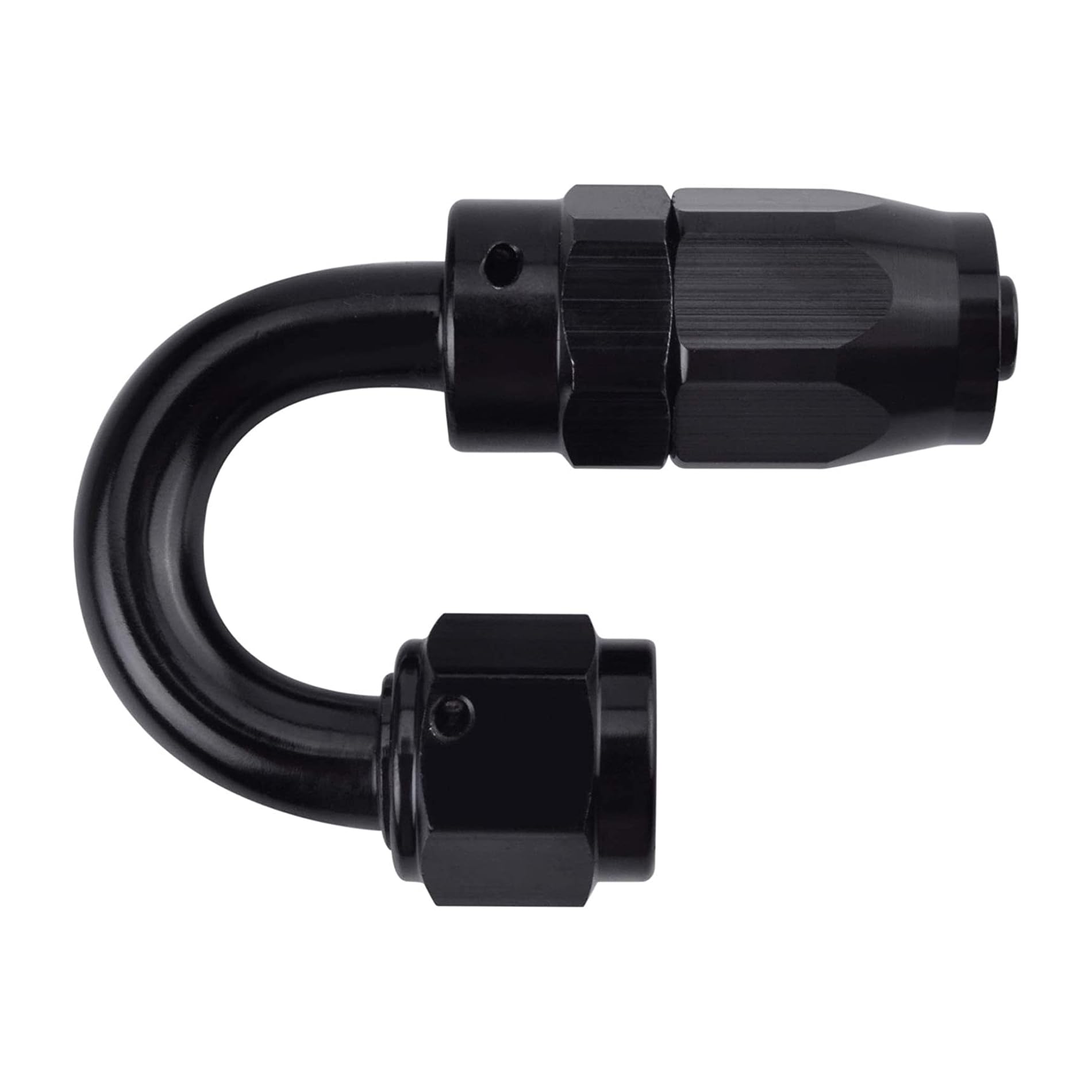 Evil Energy 8An Hose End Fitting 180 Degree Swivel For Cpe Braided Hose Black
