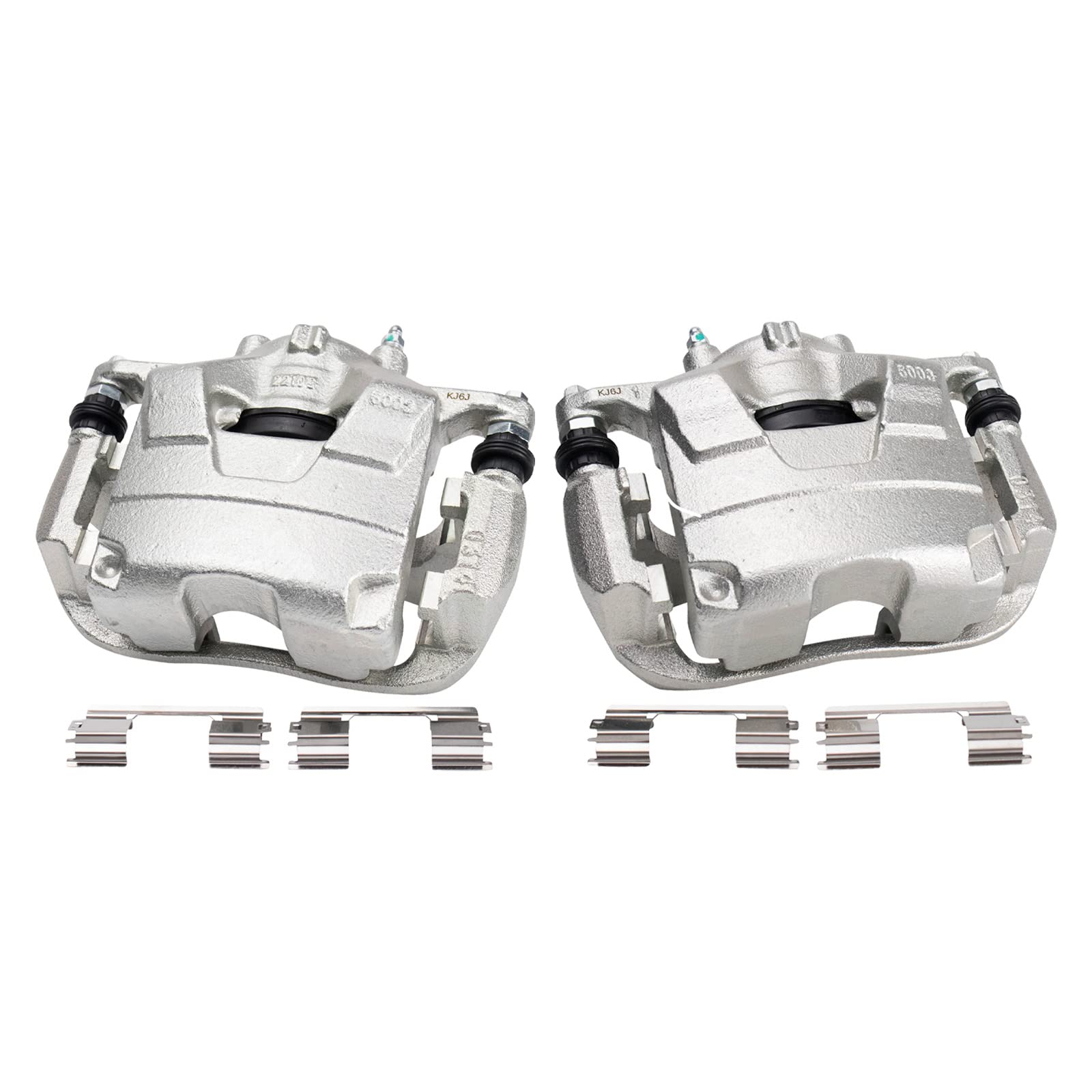Trq Front Brake Caliper Set Compatible With 2013-2017 Buick Encore 2012-2017 Verano 2014-2015 Chevrolet Cruze 2015-2017 Trax 201