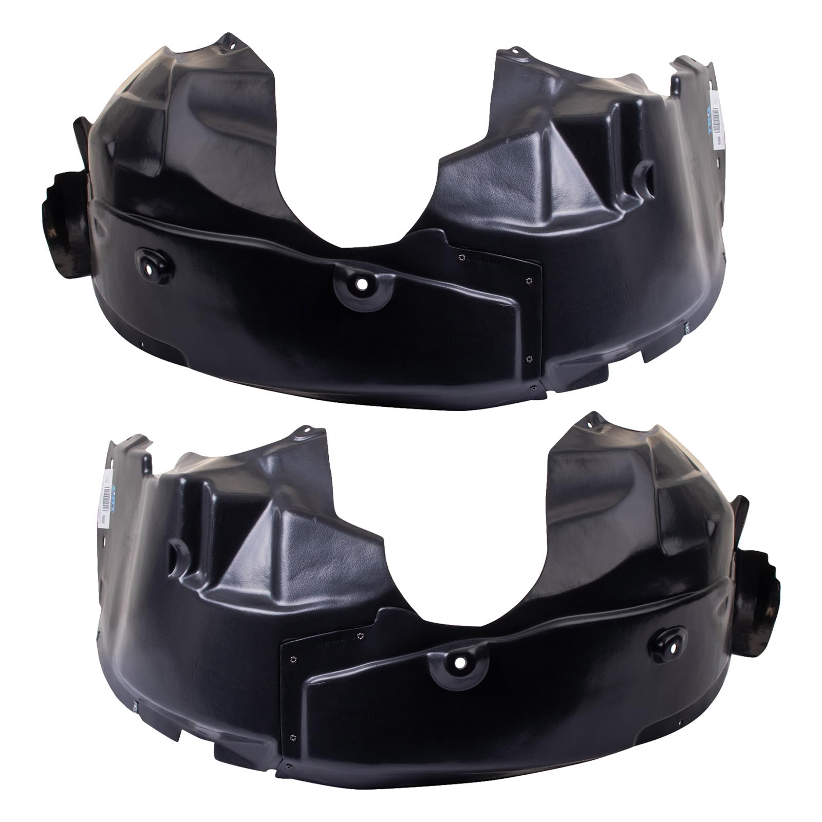 Trq Inner Fender Liner Set Compatible With 2011 Chrysler 200 2007-2010 Sebring Ch1248131 Ch1249131