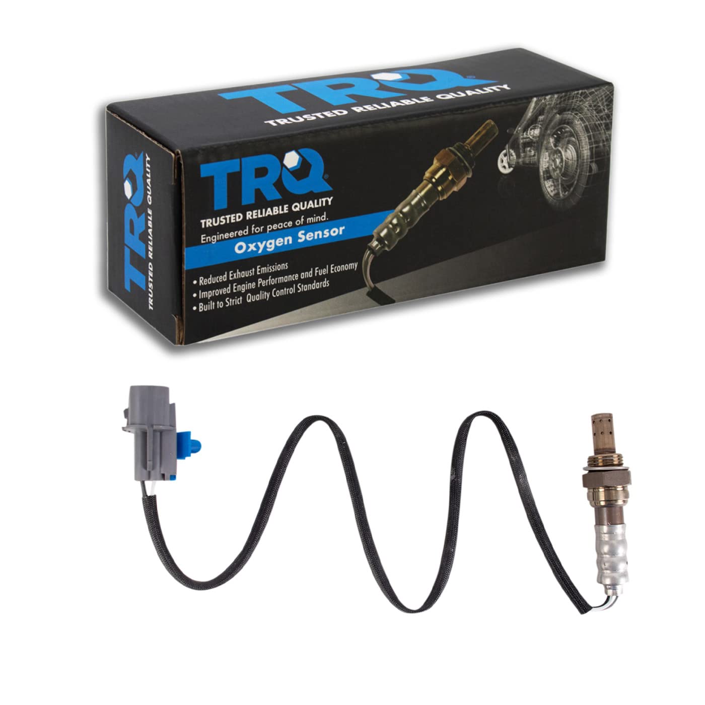 Trq O2 Oxygen Sensor Compatible With 2012-2017 Hyundai Azera 2012-2014 Genesis 2013-2016 Genesis Coupe 2013-2018 Santa Fe 2019 S