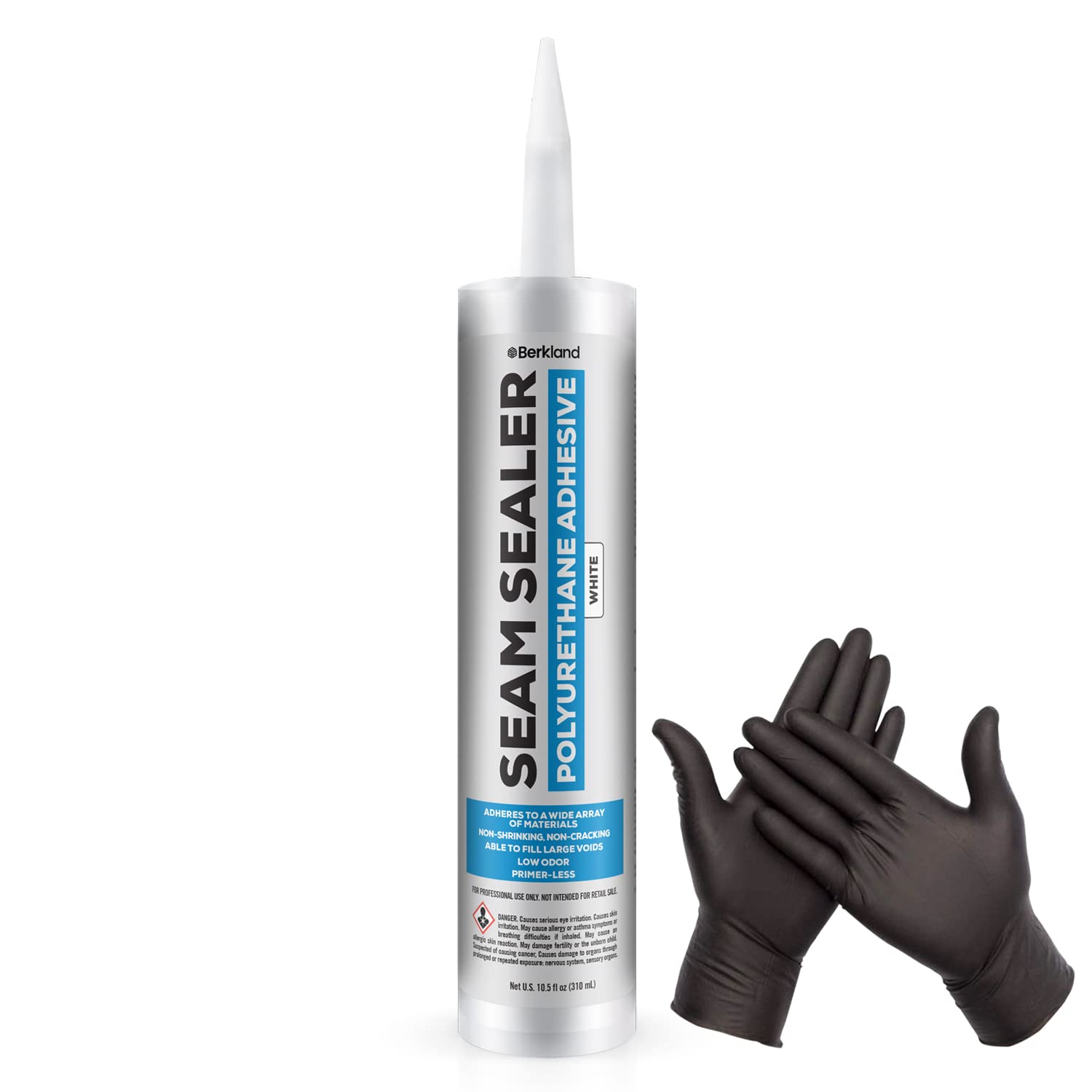 Polyurethane Seam Sealer Automotive Compound Kit - Durable & Flexible Auto Body Filler - Seam & Joint Compound For Bare, Primed Or Painted Surfaces - Automotive Seam Sealer White - Rv Roof Sealant
