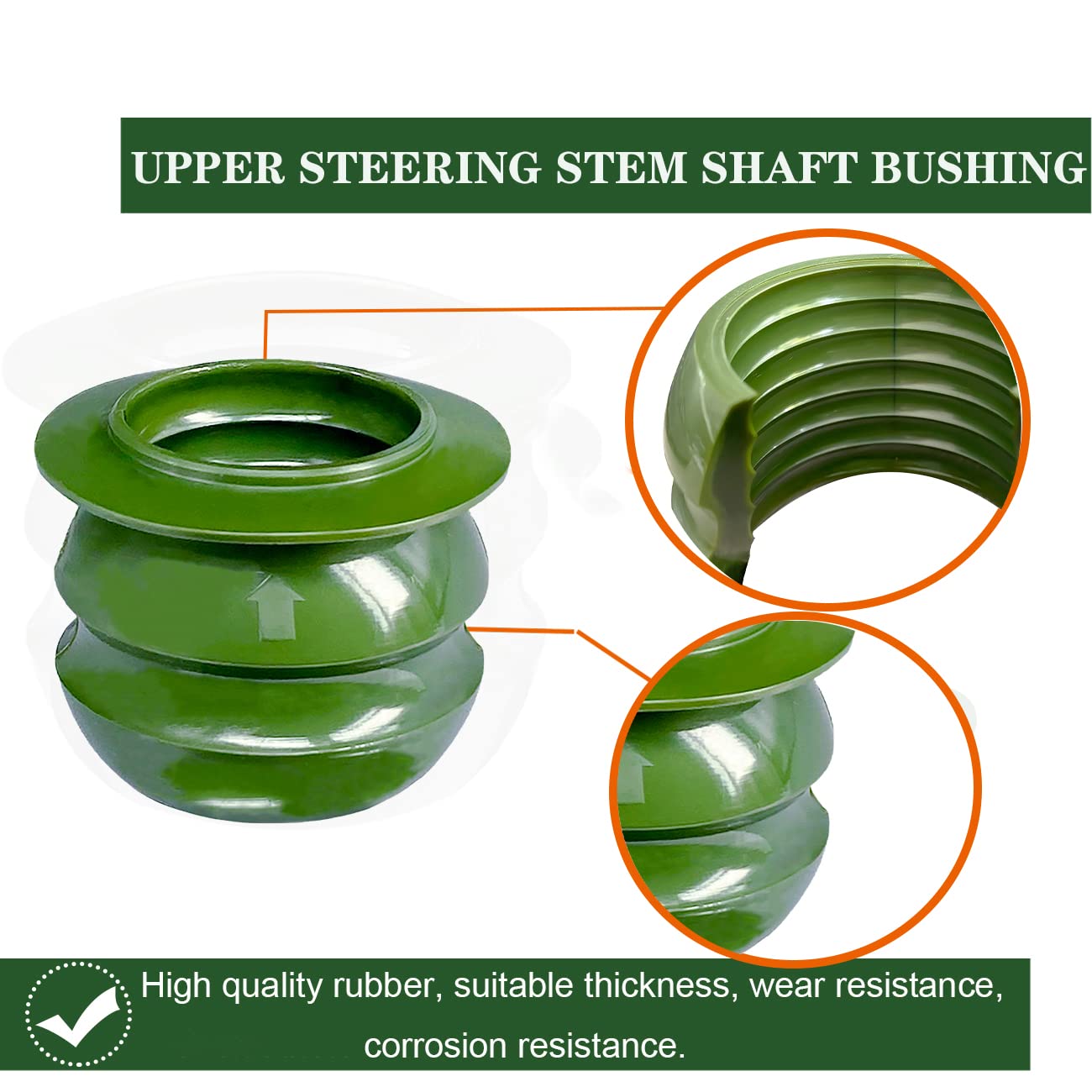 Steering Bushing Upper Steering Stem Shaft Bushing Fit for Honda TRX90 Fourtrax 500 FA FGA Rubicon 350 Ranche 250 EX/XFourTrax 2