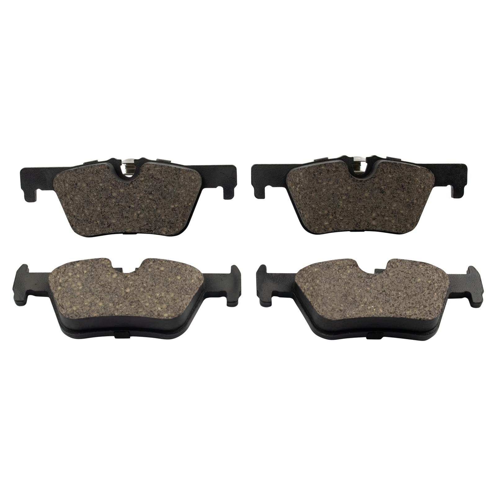 Trq Rear Brake Pad & Rotor Kit Brake Pads Brake Rotor Ceramic Premium G-Coated Compatible With 2016 Bmw 320I Xdrive 2014-2016 32