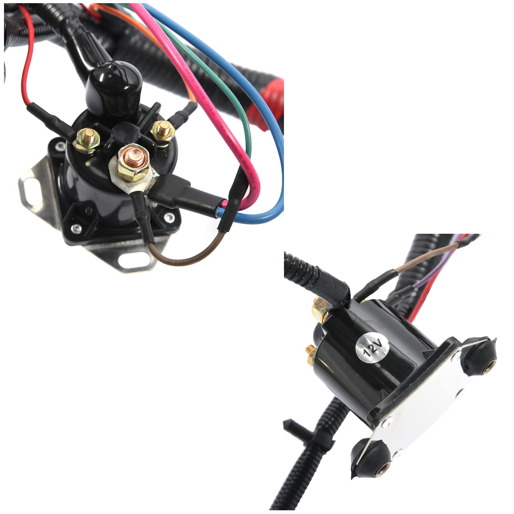 Gledewen Engine Wiring Harness for 1999-2001 Ford Super Duty & Excursion, Copper, F81Z-12B637-EA, Black