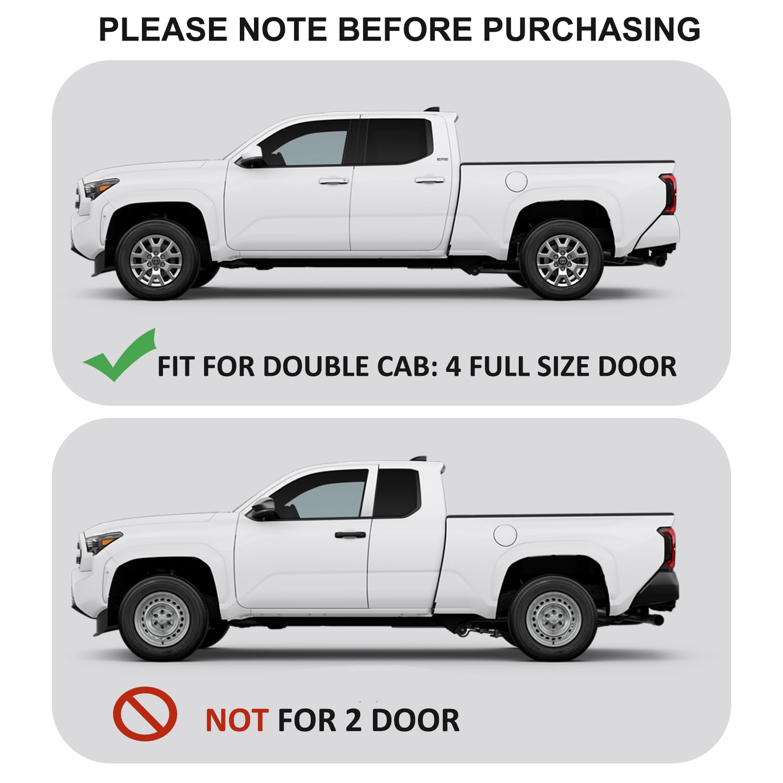 Premium Custom Liner Mat Compatible With 2024 2025 Toyota Tacoma(4Th Gen) Double Cab Accessories Center Console Door Pocket Cup