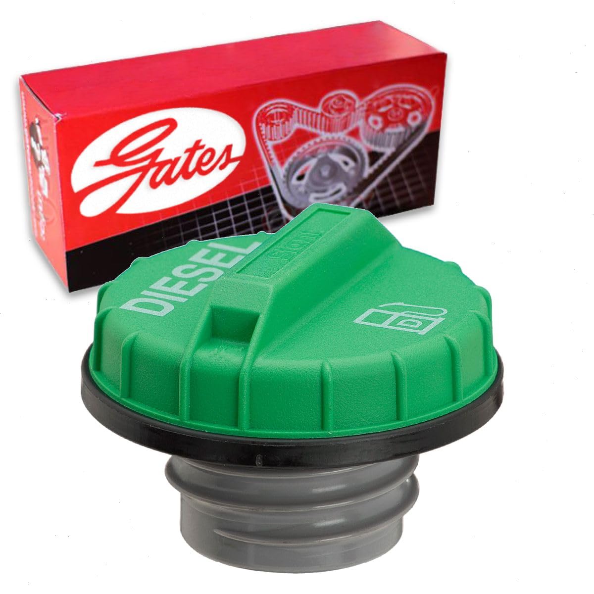 Gates Fuel Tank Gas Cap compatible with Ford F-350 Super Duty 6.0L 6.4L 7.3L V8 1999-2008