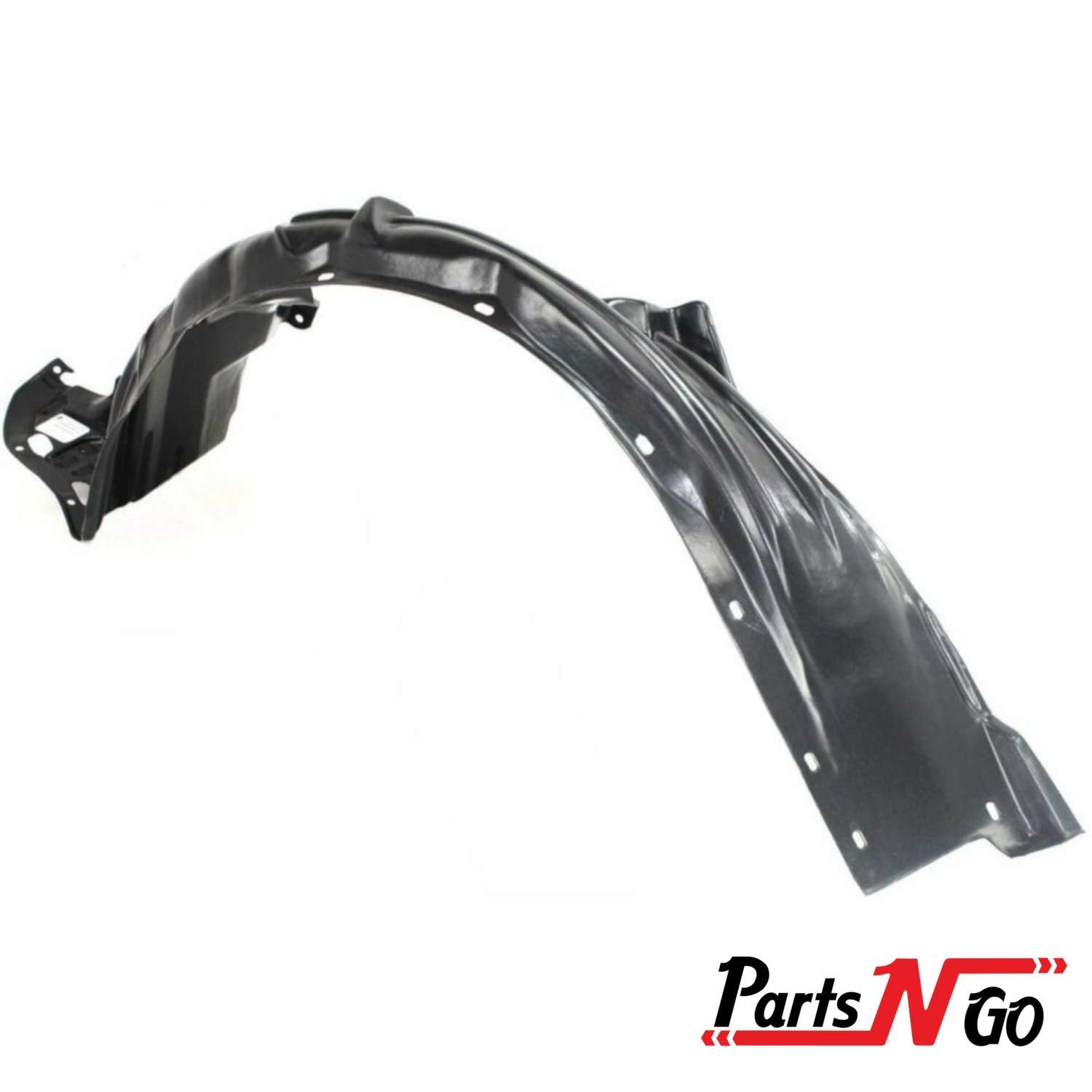 Parts N Go Fender Liner Front Pair for 2003-2007 Accord Sedan - Black Splash Shield Guards HO1248114, HO1249114