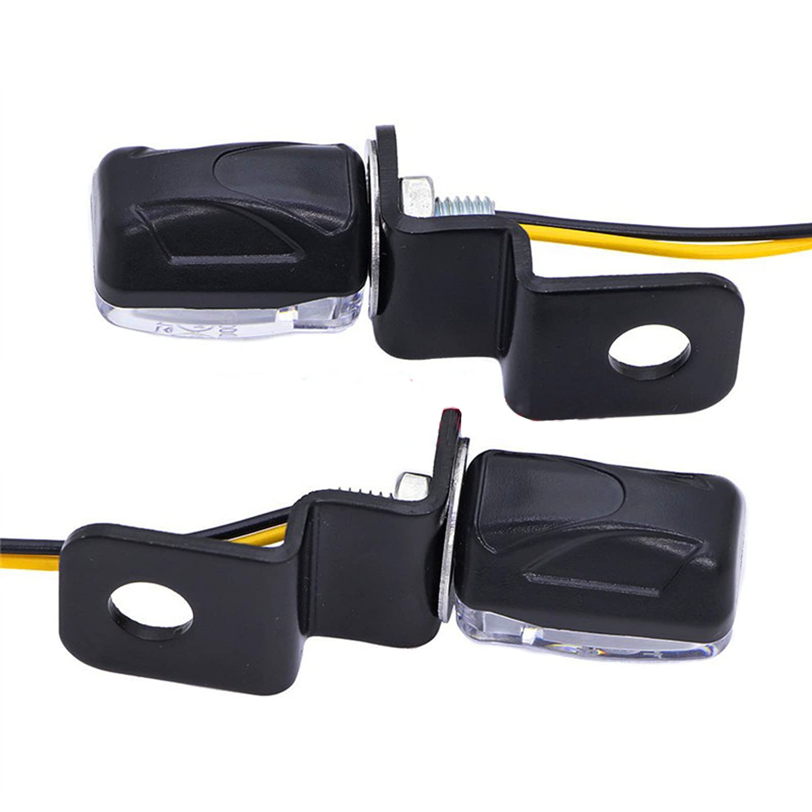 ANKIA 2PCS 12V Universal Motorcycle Front Rear Mini LED Turn Signal Indicator Blinker Light Brake Flasher For Harley Honda Suzuk