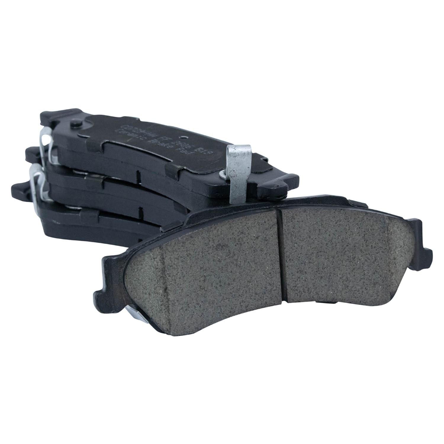 TRQ Rear Brake Pad & Rotor Kit Brake Pads Brake Rotor Ceramic Compatible with 1998-2005 Chevrolet Blazer 1998-2001 GMC Jimmy