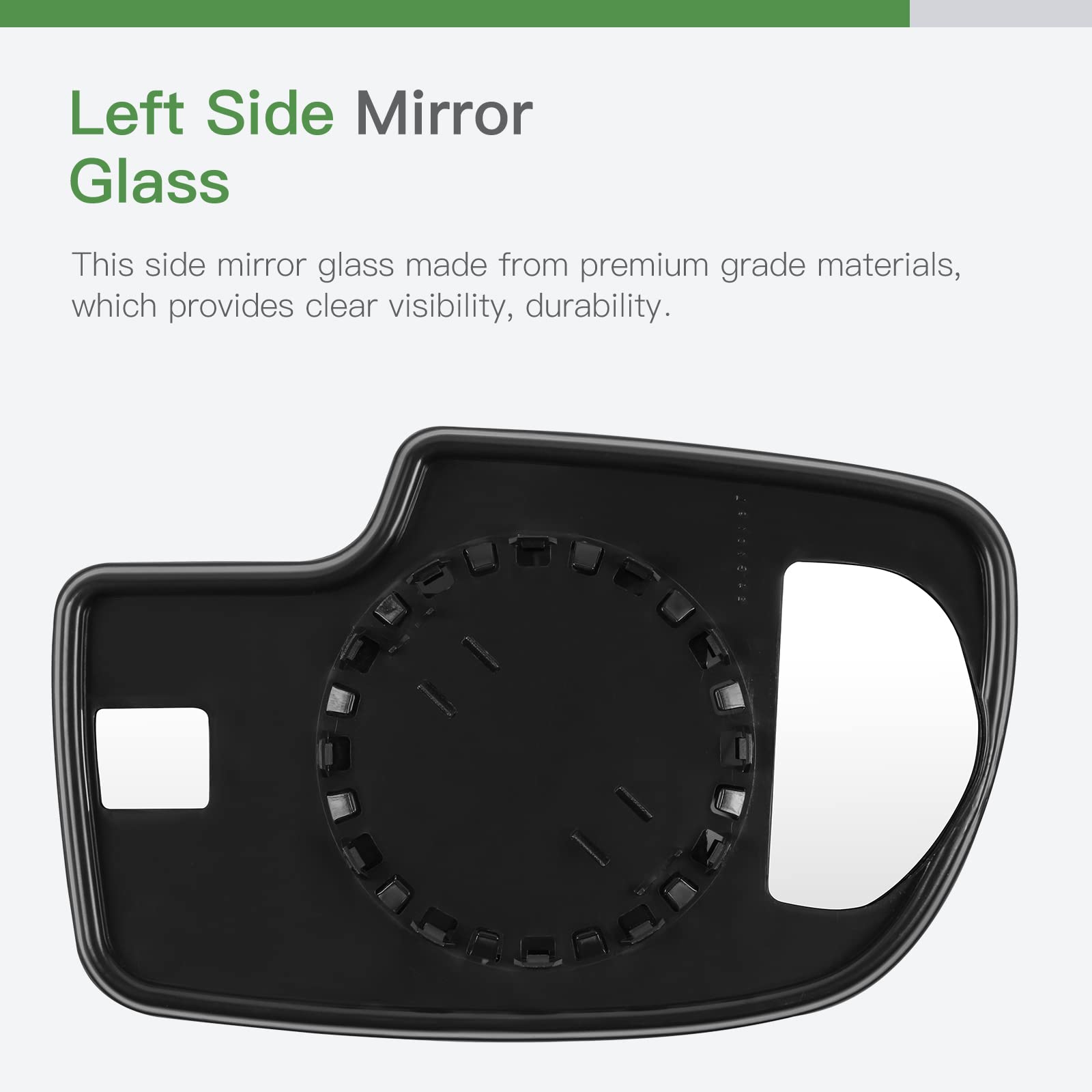 SCITOO Side View Mirror Passenger Side Mirror Glass Compatible with For Chevy Silverado Tahoe For GMC Sierra Yukon 2000-2006 Sub