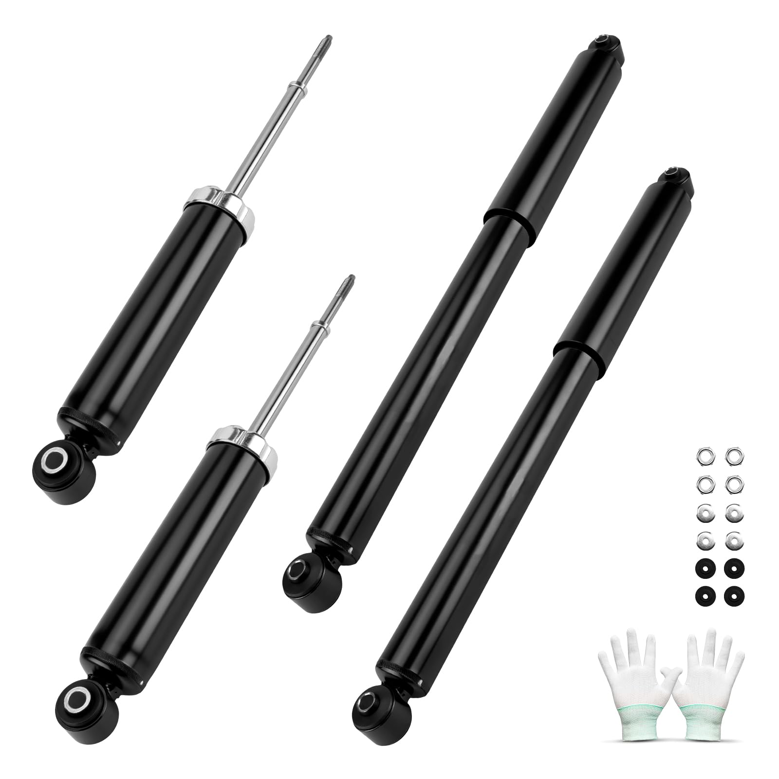KAX Complete Strut Assembly & Shock Absorber 37140, 37220 for Dodge Dakota 1997-2004,Dodge Durango 1998-2003 Front+Rear Suspensi