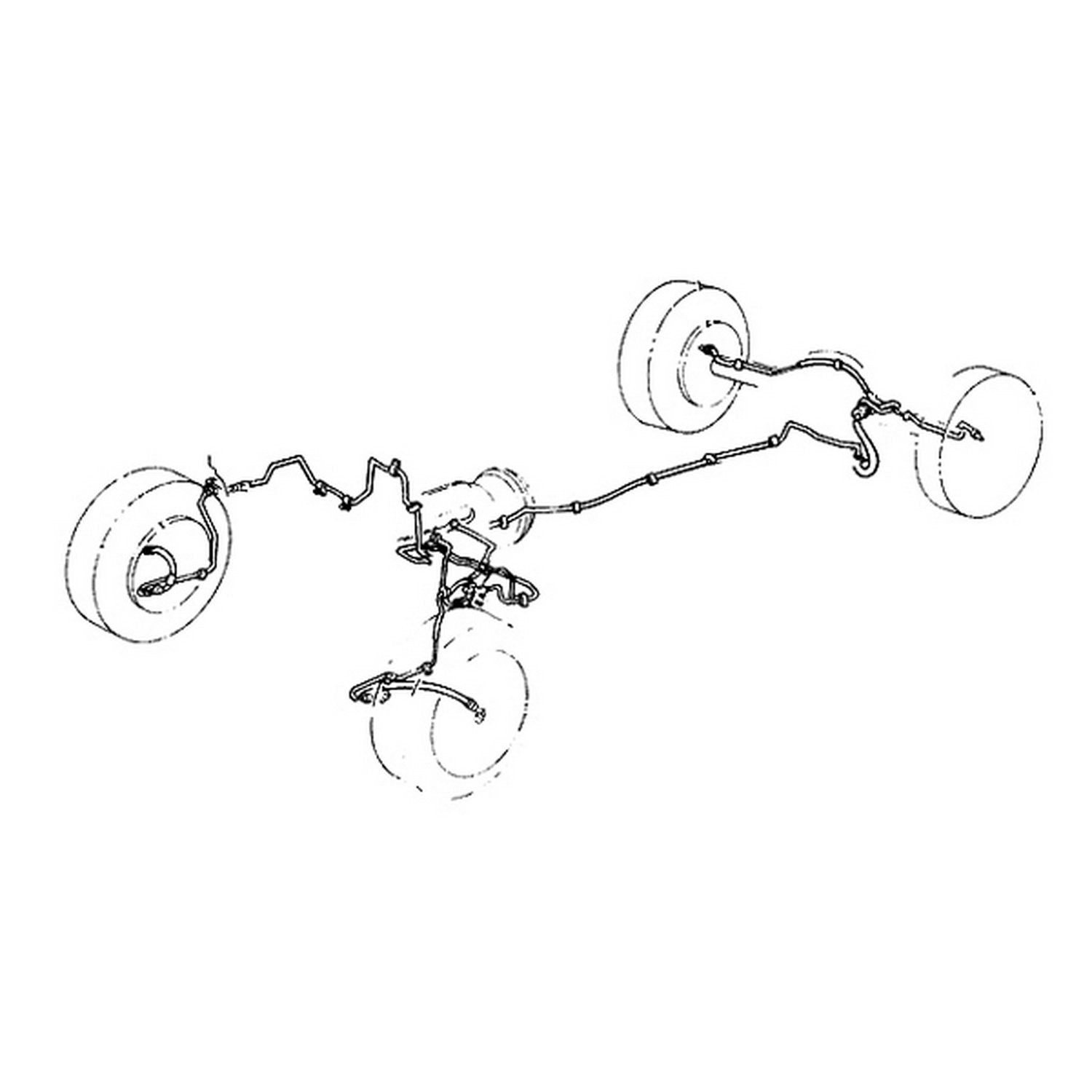 Omix-Ada | 16737.51 | Brake Line Kit, Full, Non-Abs | Fits 1997-2006 Jeep Wrangler Tj