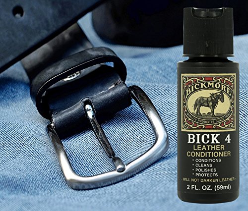 Bickmore Bick 4 Leather Conditioner & Cleaner - 2 oz, Safe for All Colors, Non-Darkening, Ideal for Leather Apparel, Shoes, Bags & More