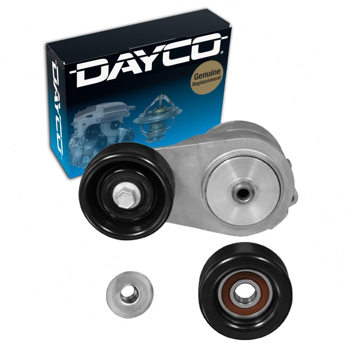 Dayco Drive Belt Tensioner Assembly compatible with Honda Pilot 3.5L V6 2005-2015