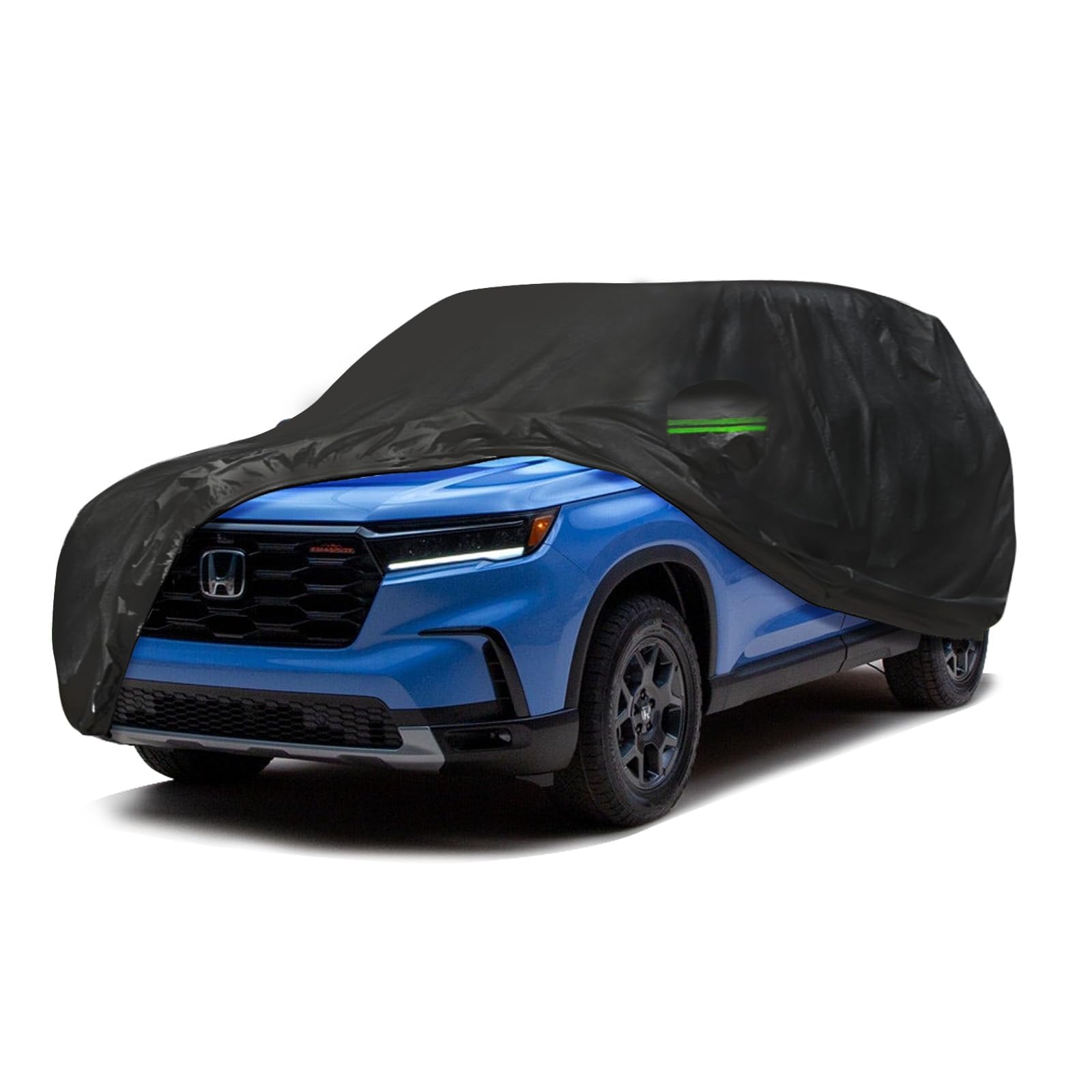 Proadsy 2025 Upgrade Suv Car Cover Compatible With Honda Pilot 2002-2024 2025 Windproof All Weather Waterproof Sun Rain Uv Dust