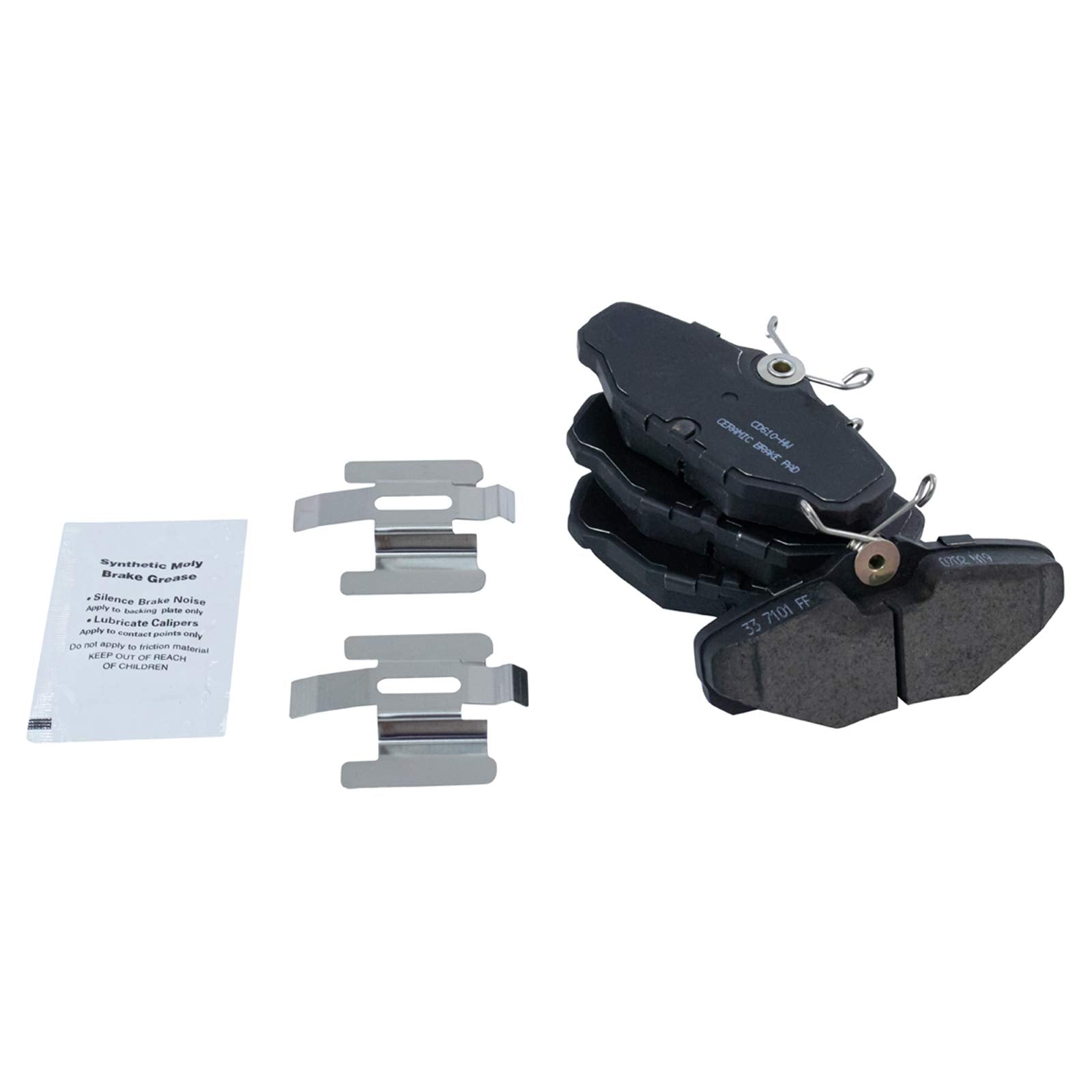 Trq Front And Rear Brake Pad & Rotor Kit Brake Pads Brake Rotor Ceramic Compatible With 1996-2007 Ford Taurus 1995-2002 Lincoln