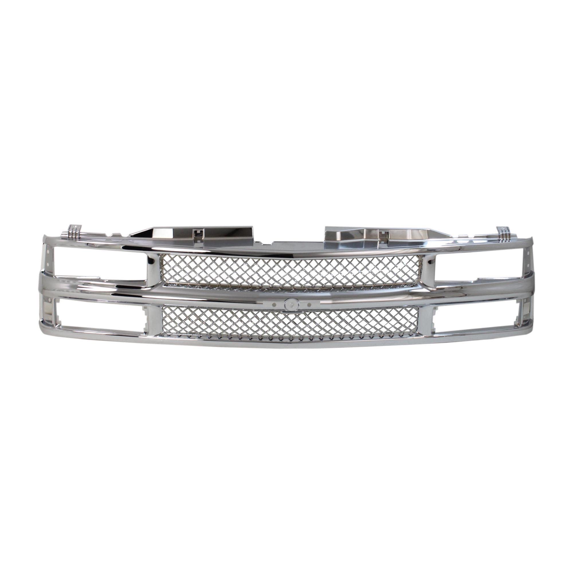 Garage-Pro Grille Assembly Compatible with Chevrolet Tahoe 1995-1999, C1500 & K1500 1994-1999, C2500 & K2500 1994-2000, Chrome S