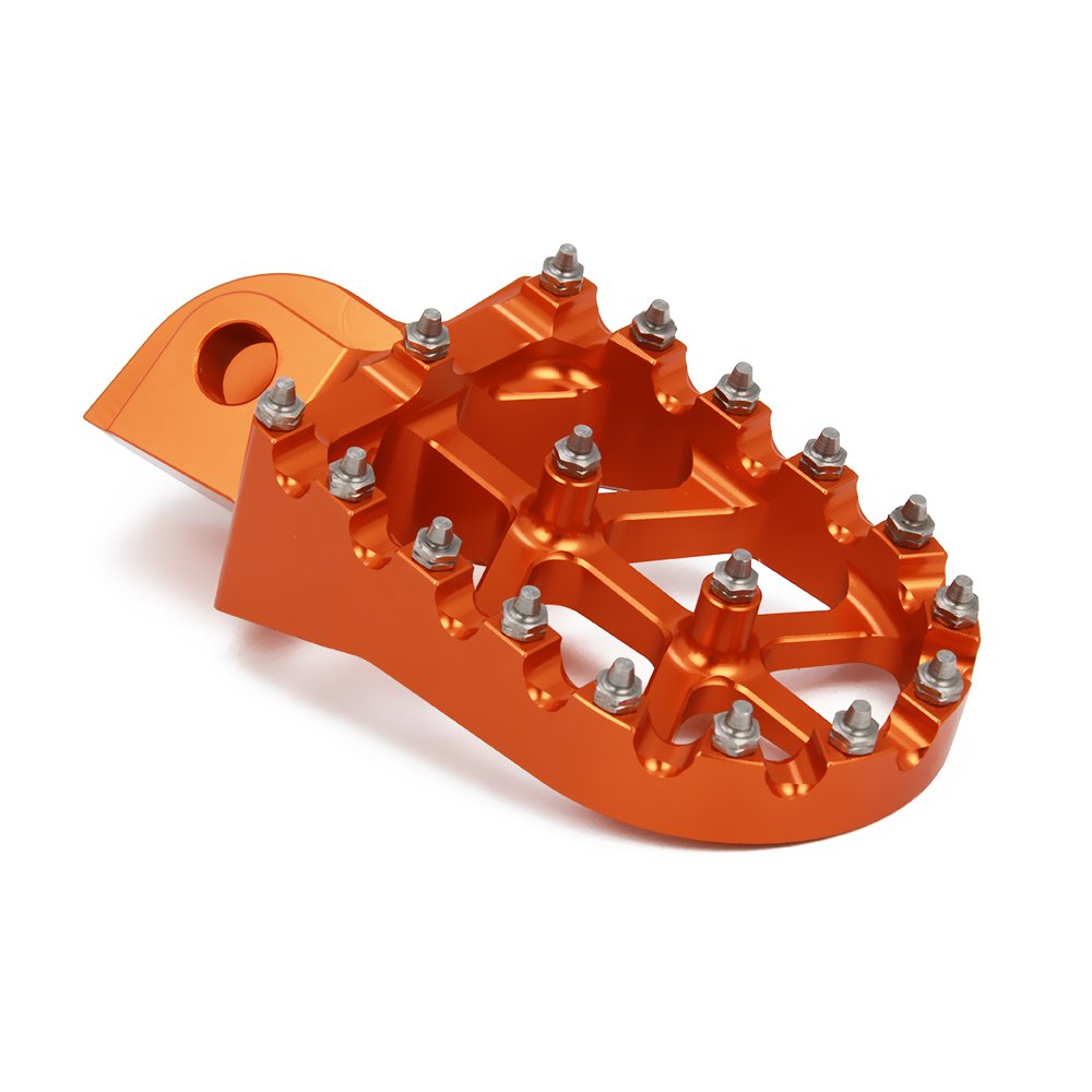 JFG RACING Dirt Bike Foot Pegs,Motorcycle Foot pegs pedals Foot rests CNC Wide For 65-1290 SX SXF EXC EXCF XC XCF XCW SUPER MOTO