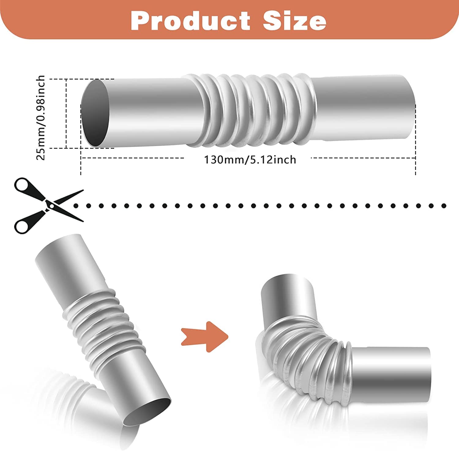 25Mm Air Parking Heater Exhaust Pipe Tube Elbow Connector Stainless Steel Windproof Cap Gas Water Heater With 2 Connector For Di