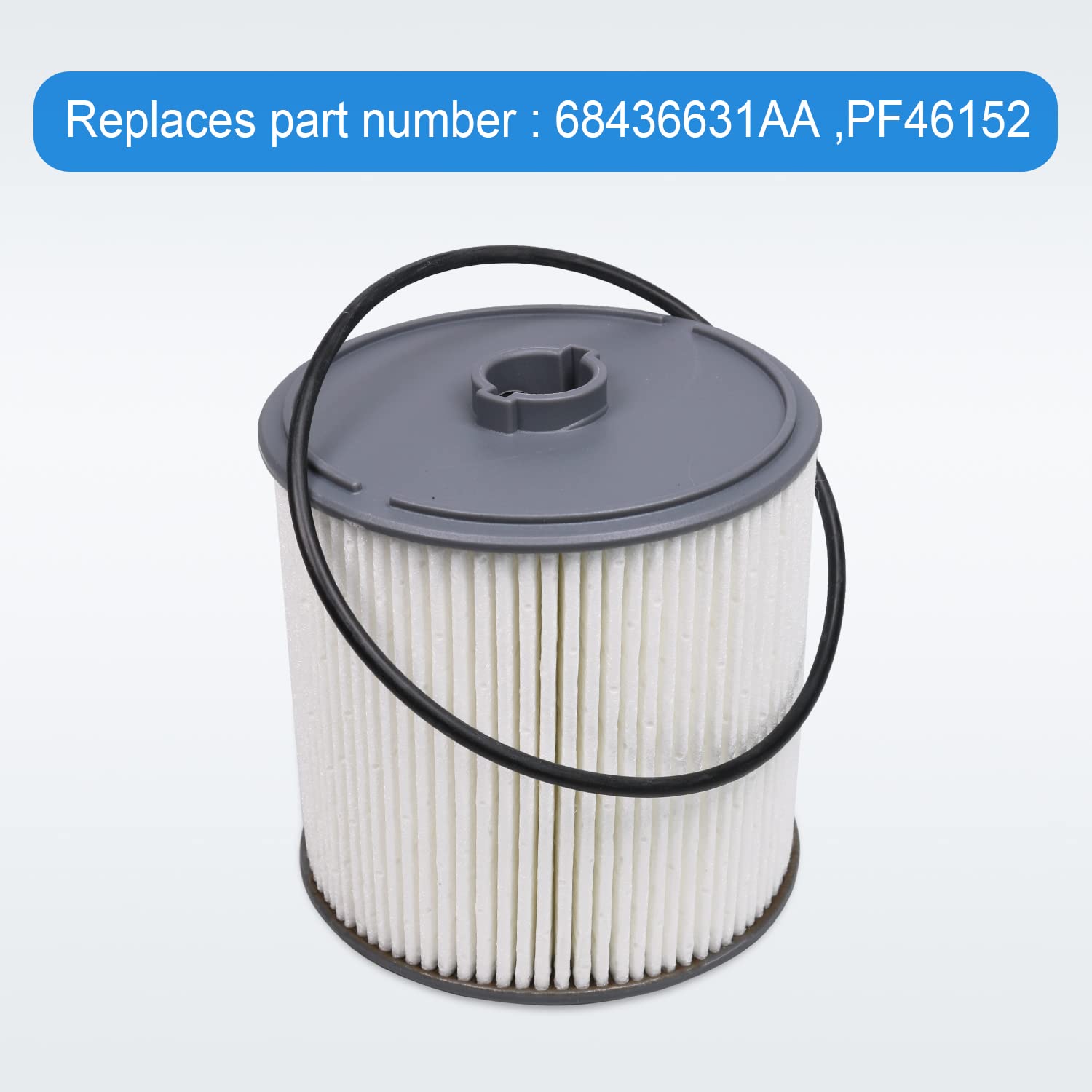 Carmocar 68436631Aa Fuel Filter Water Separator Replacement For 2019-2021 Dodge Ram 2500 3500 4500 5500 6.7L Diesel Engine