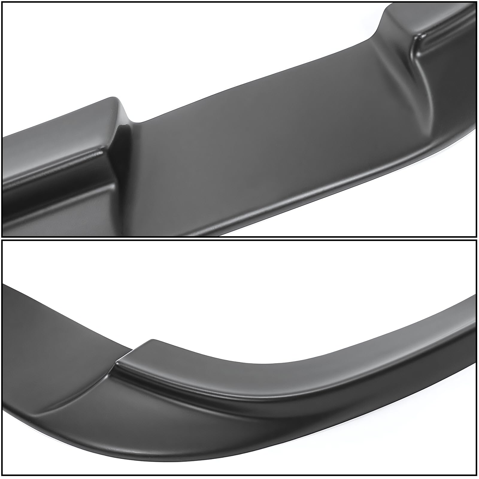 Front Bumper Lip Compatible with 1997-2004 Chevy Corvette C5, ZR1 Style Black PU Front Lip Finisher Under Chin Spoiler Protector