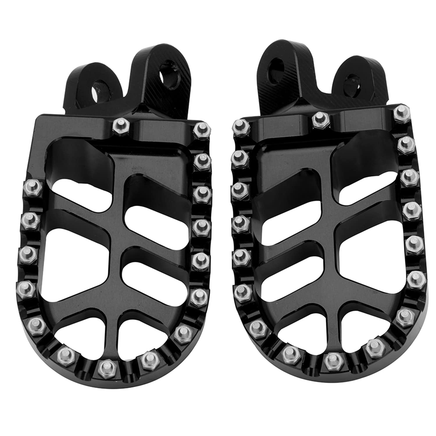 AnXin Motorcycle Foot Pegs CNC Aluminum Black for XR650L/R, CR80R/RB, CR85R/RB, CRM250, XR250R/400R/600R, CR