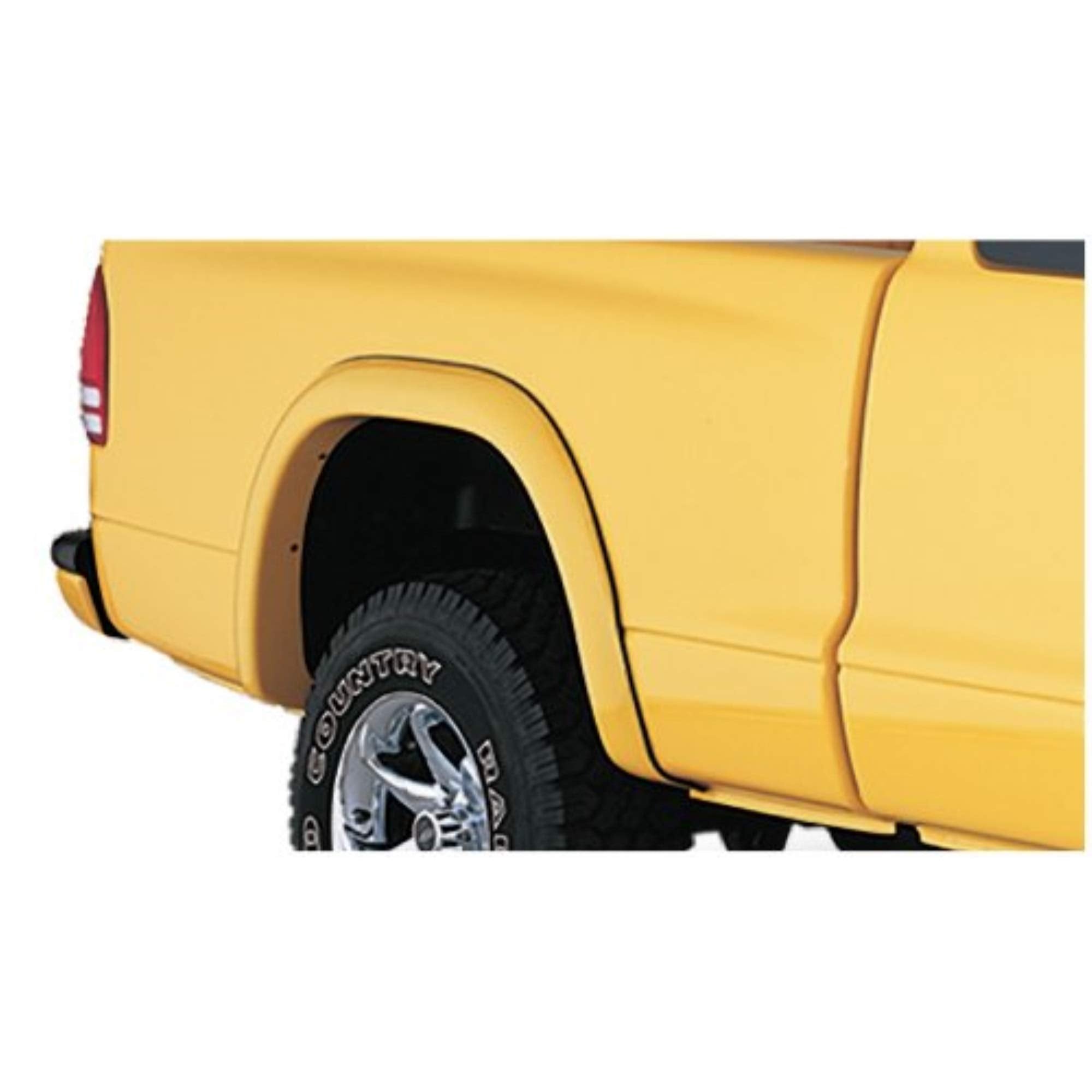 Bushwacker Extend-A-Fender Extended Front & Rear Fender Flares | 4-Piece Set, Black, Smooth Finish | 50931-02 | Fits 2019-2022 D