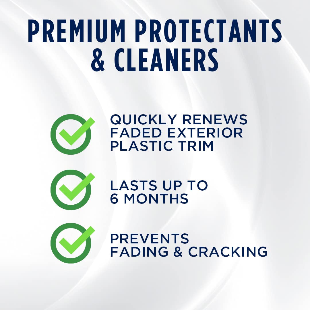 303 Products Graphene Trim Coating - Hydrophobic UV Protectant - 8 Oz - Model 30249 - Darkens & Renews Plastic Trim
