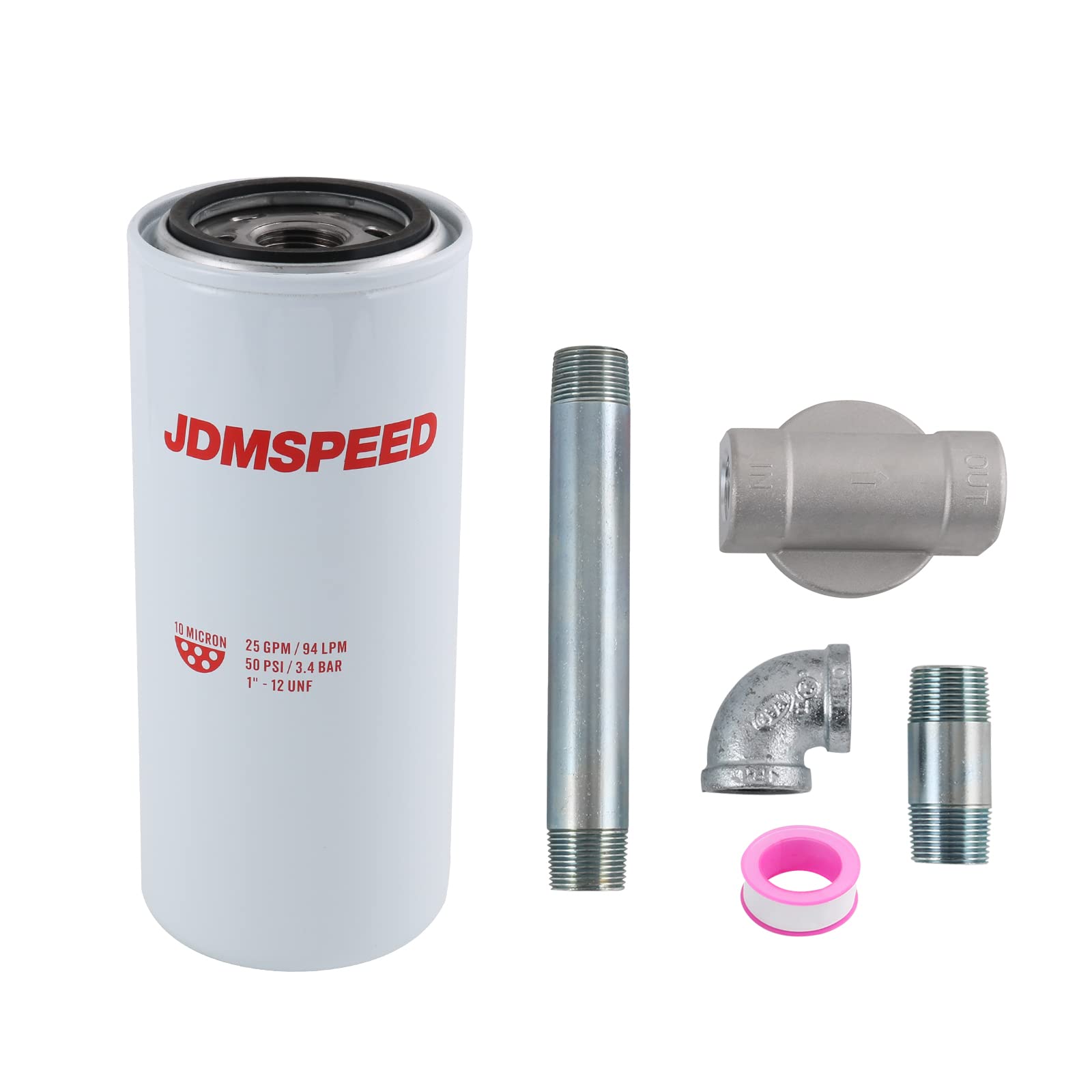 Dicmic 1200Ktf7018 Fuel Filter Spin-On Particulate Replacement For Transfer Pump Fr112 Fr1210G Fr610G 25 Gpm 3/4    With 1200Ktg