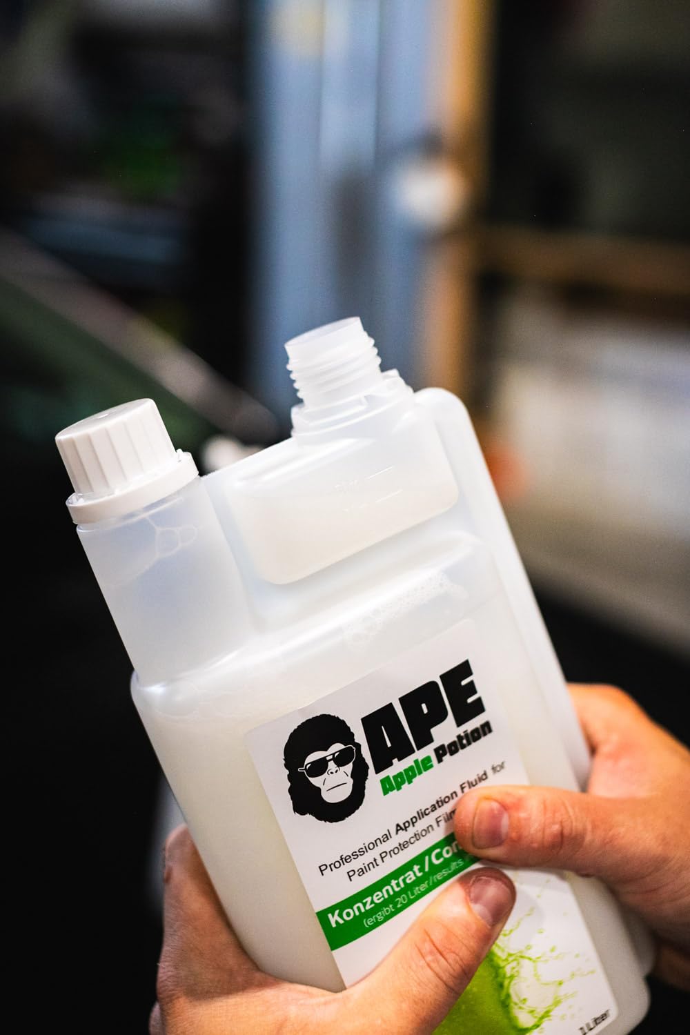 Yellotools APE Apple Potion - Application Fluid for PPF Installation - 1L - Green - Model YT20AAP1L