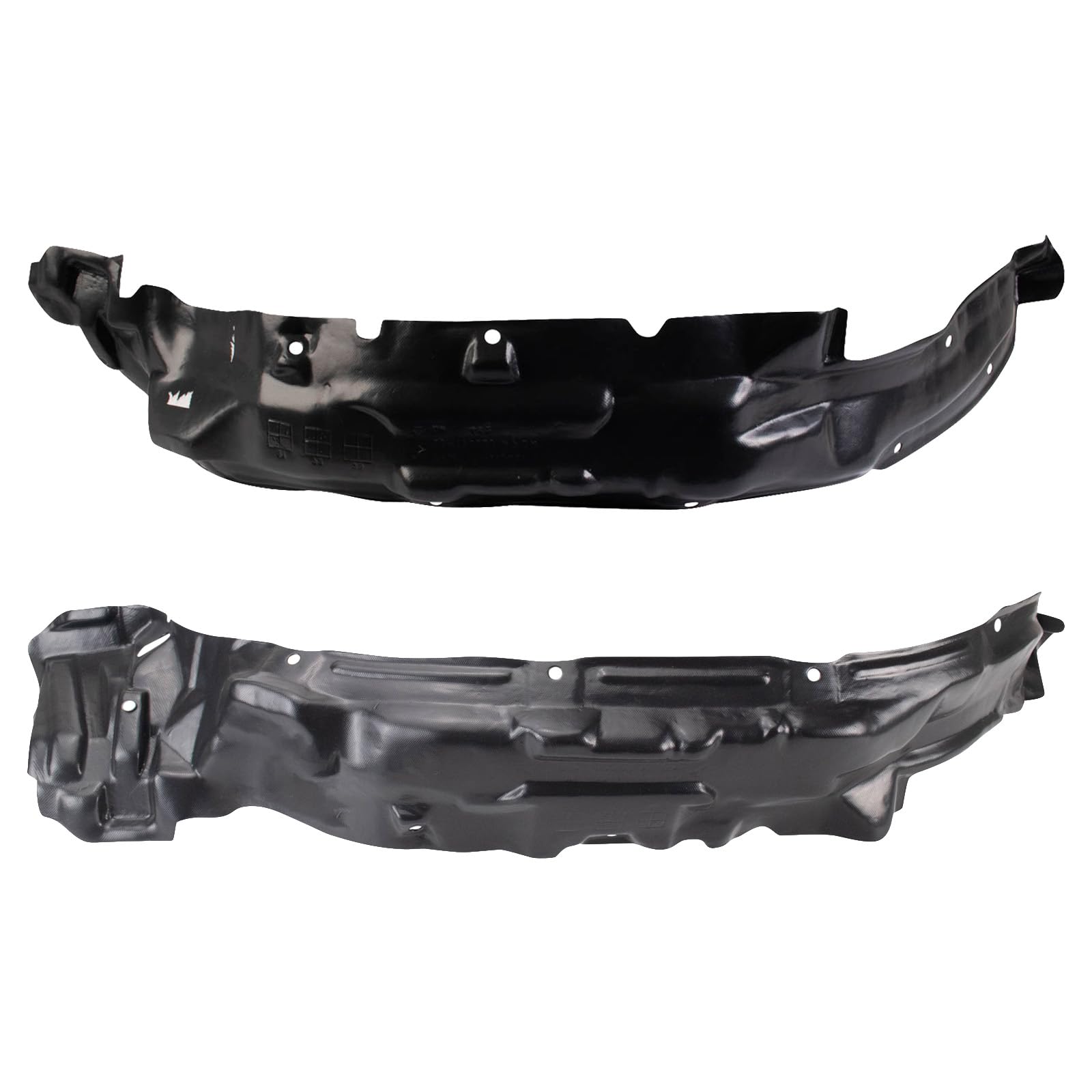 Trq Inner Fender Liner Set Compatible With 1989-1995 Toyota Pickup To1250101 To1251101