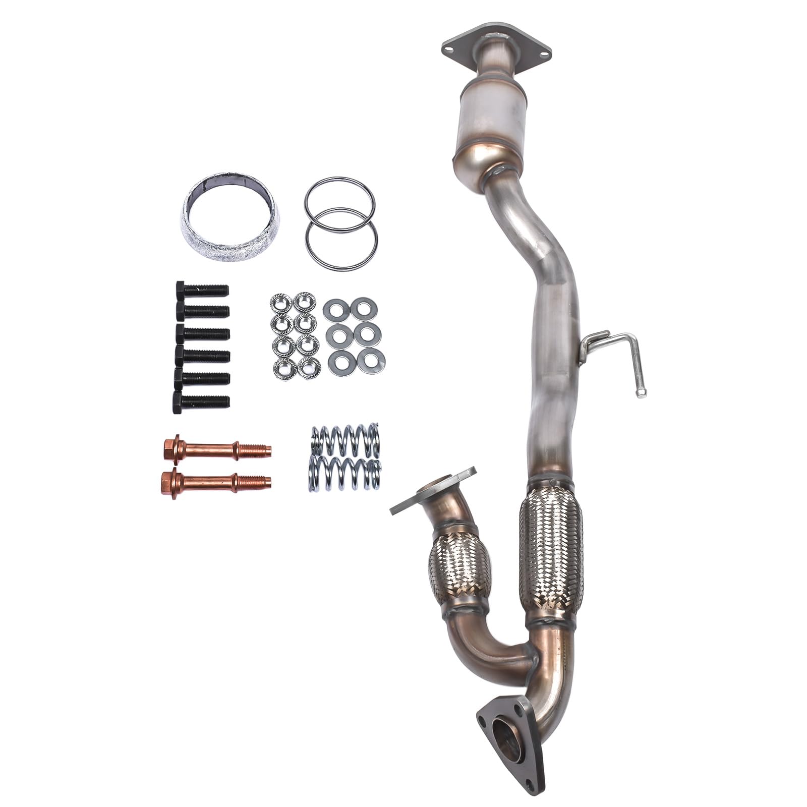 Woosphy Rear Catalytic Converter with Flex Pipe Replacement for Nissan Murano 2009-2014 Altima 2007-2013 Infiniti QX60 3.5L 2014