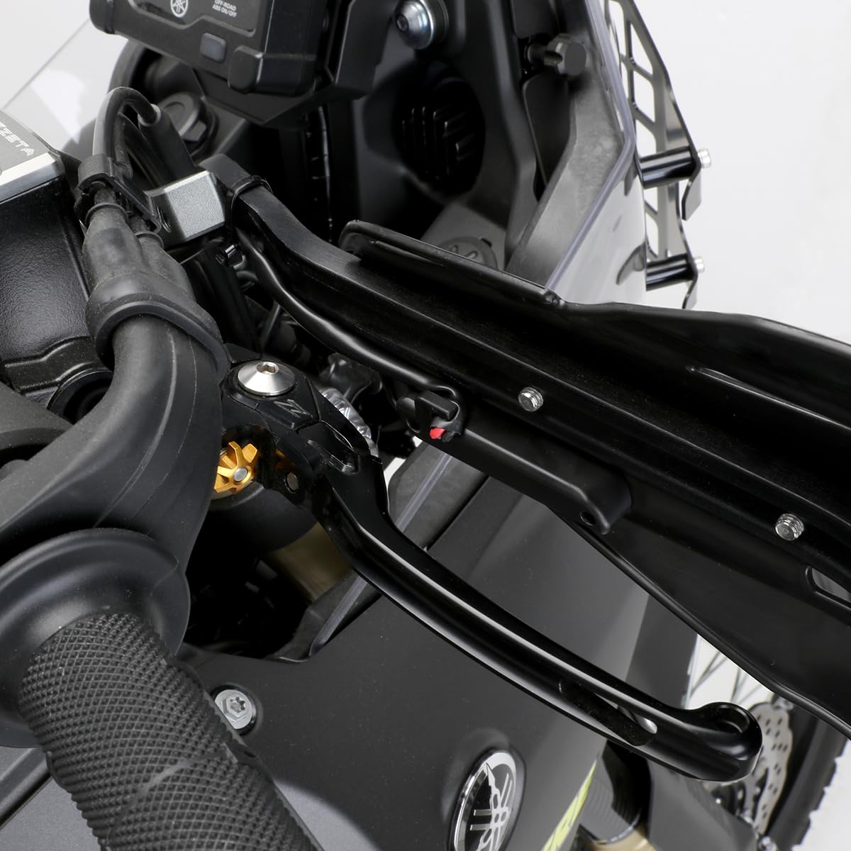 ZETA RACING Zeta XC Flasher Hand Shields Pair - Black/Orange, Ethylene Vinyl Acetate (EVA), Model ZE72-3406