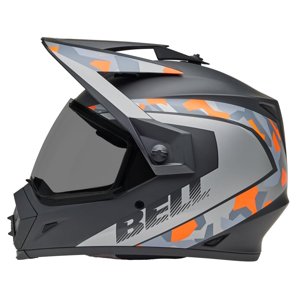 Bell Mx-9 Adventure Mips Dirt Helmet (Matte Mesa Black/Orange Camo - Medium)