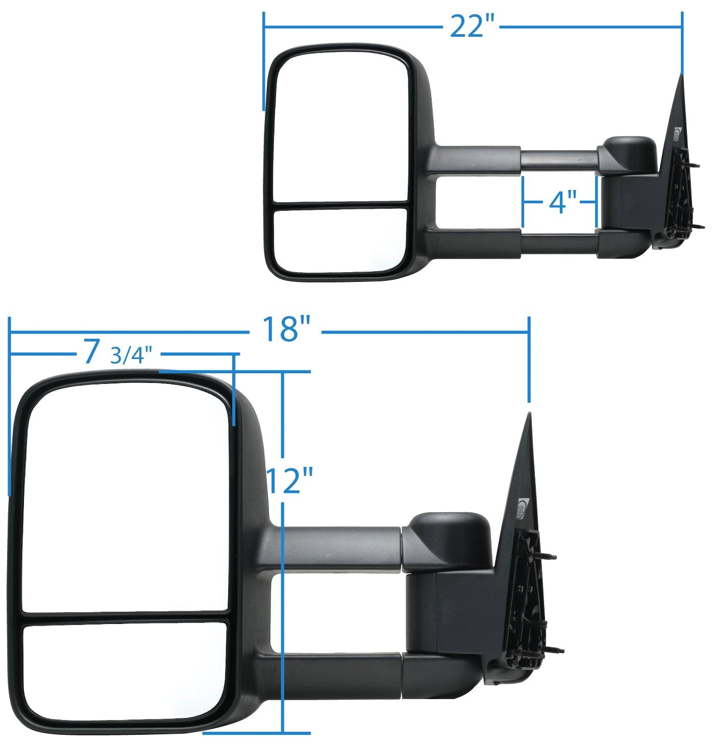 Fit System 62073G Chevy Silverado/Tahoe/Suburban/Gmc Sierra/Yukon Xl Replacement Oe Side Mirror, Black