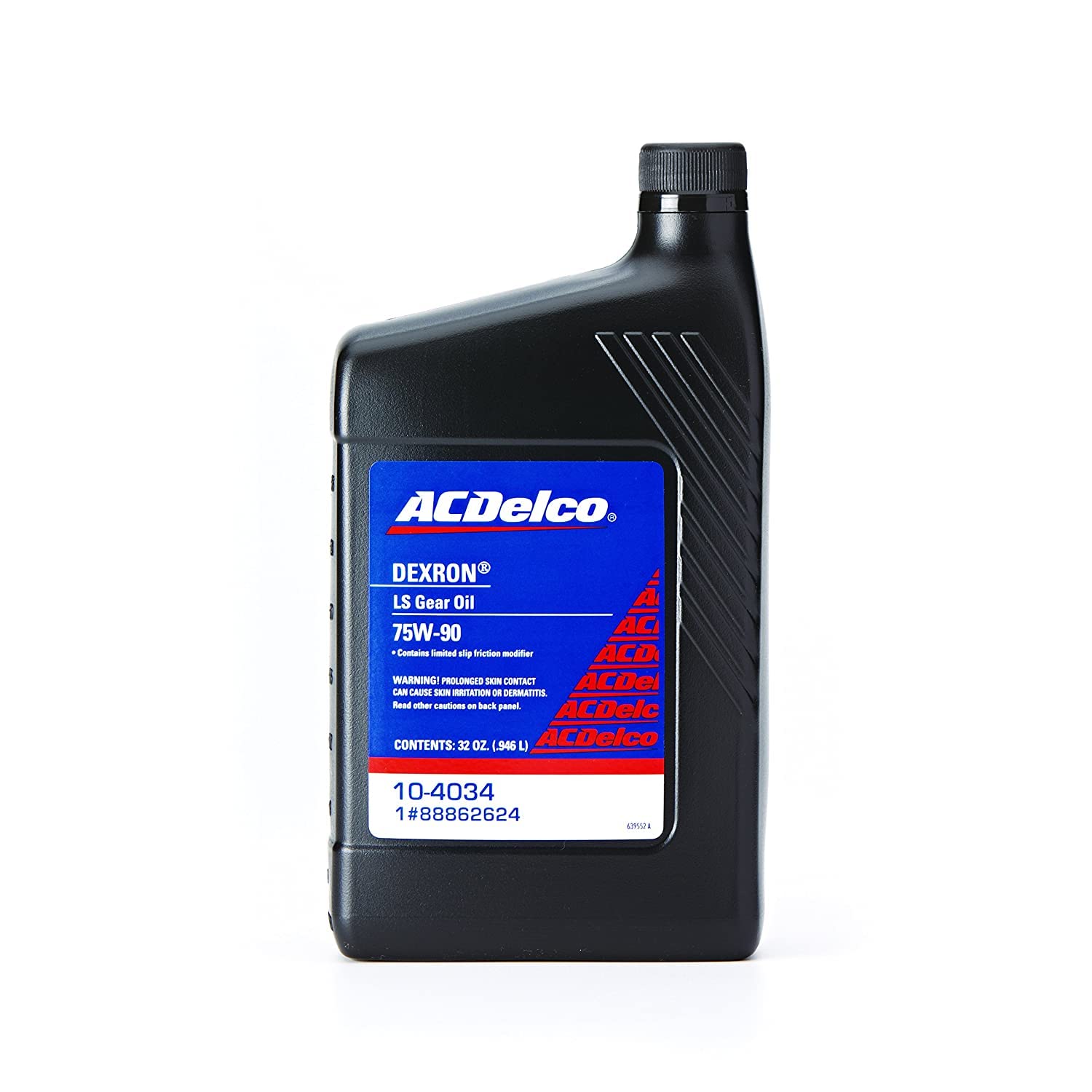 ACDelco 10-4034 Dexron LS 75W-90 Gear Oil - 32 oz, High-Performance Synthetic Gear Oil