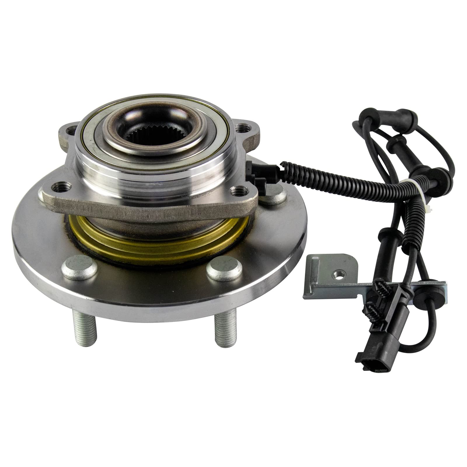 Trq Front Wheel Hub Bearings Assembly Set Driver & Passenger Side Compatible With 2012-2016 Chrysler Town & Country 2012-2020 Do