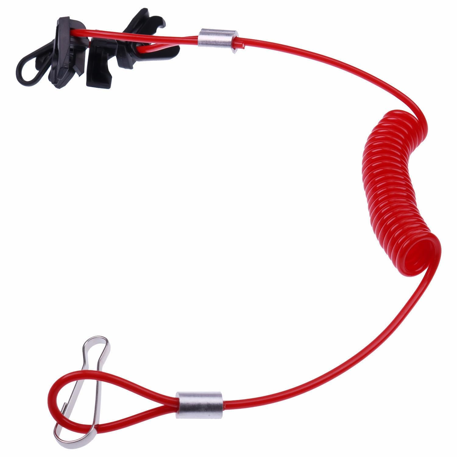 Holdia Universal Safety Kill Stop Switch With 7 Keys & Lanyard Compatible With Johnson Evinrude Mercury Yamaha Suzuki Tohatsu An