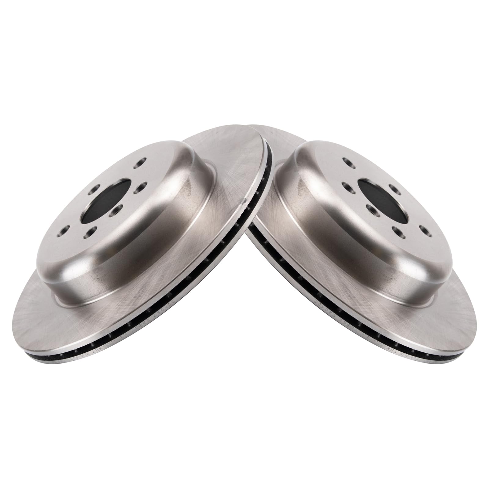 Trq Rear Brake Rotor Set Compatible With 2017-2023 Bmw