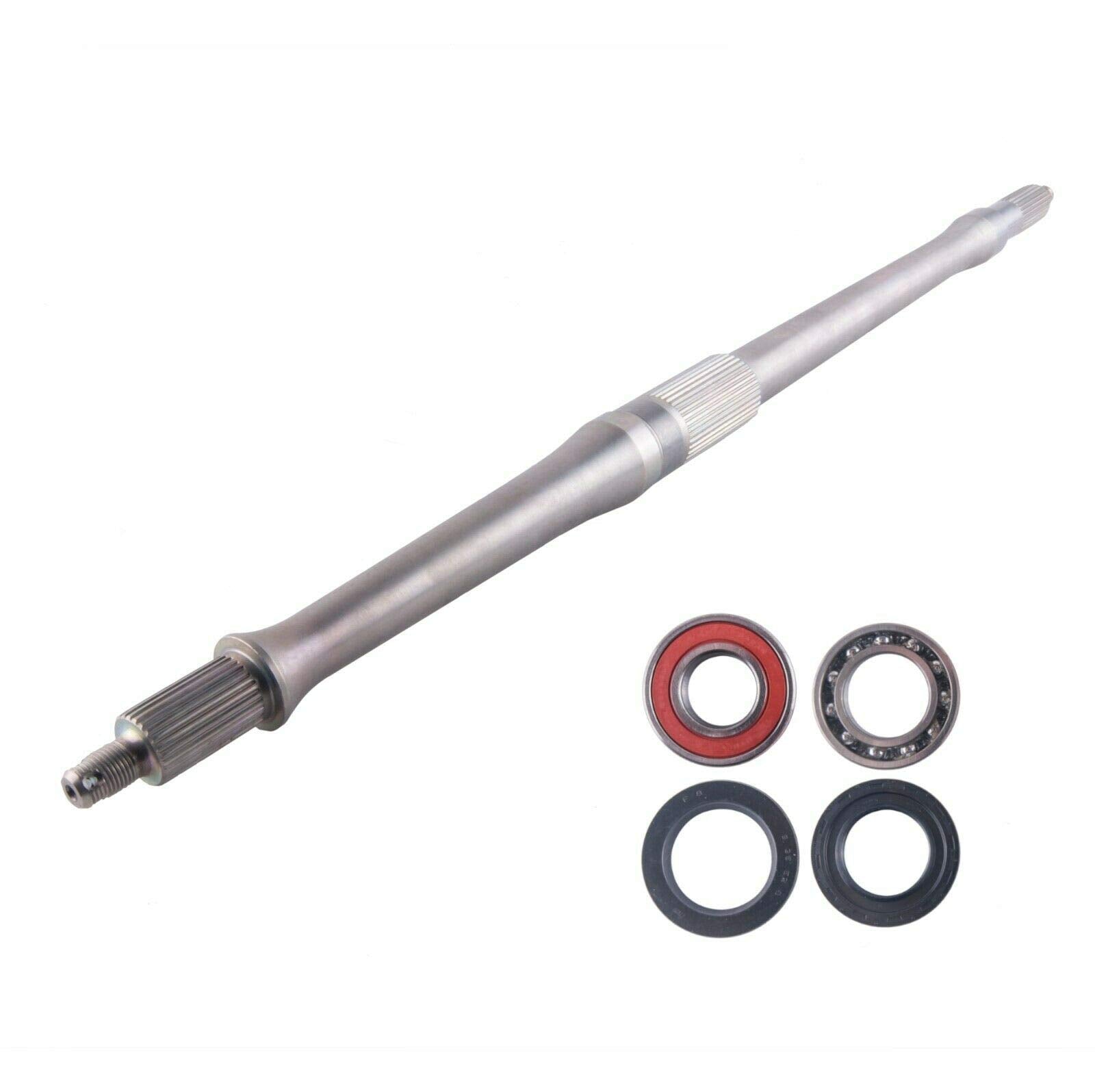 East Lake Axle Rear wheel axle and carrier bearings kit for Yamaha Big Bear 350 1997 1998 1999