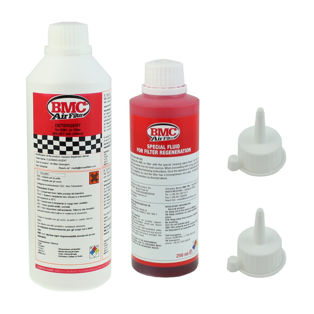 BMC Air Filter WA250-500 Automotive Air Filter Complete Wash Kit - Paper