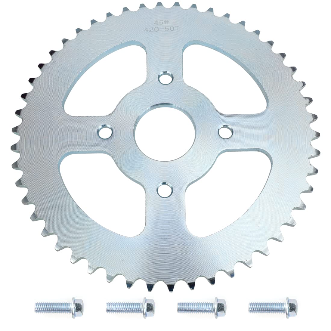 YOXUFA 420 Chain 50T Tooth 40mm Rear Drive Sprocket for Coleman BT200X CT200U Trail 200 CT200U-EX Baja Warrior Heat Massimo MB16