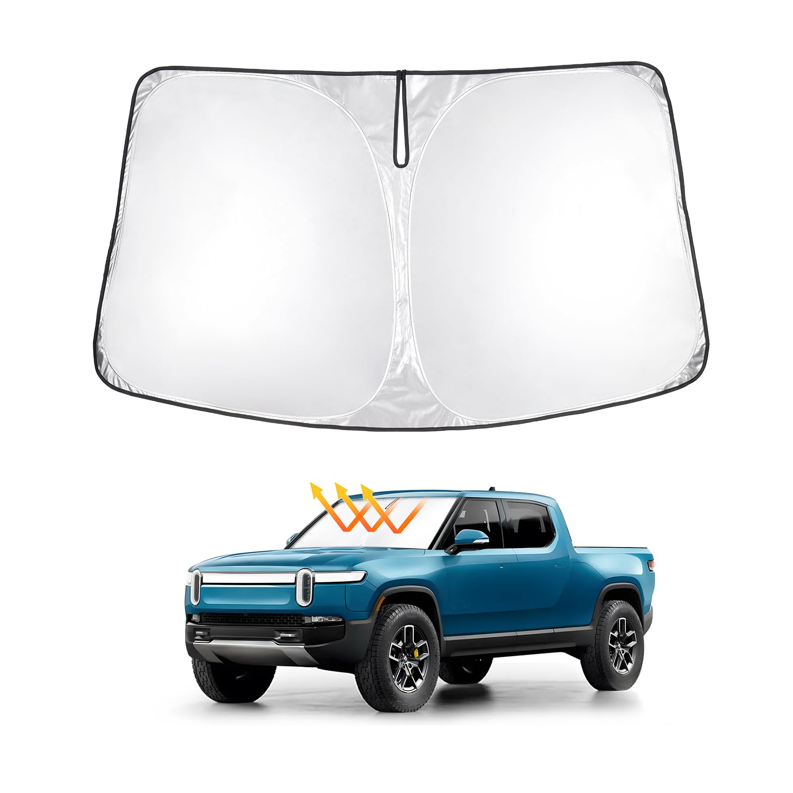 T Tgbros Windshield Sun Shade For Lexus Rx 2023-2024 2025 Accessories Foldable Front Window Sunshade Cover Sun Shield Sun Visor