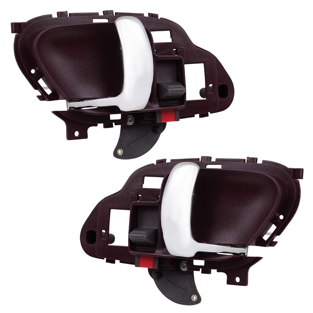 Autoandart Brock Replacement Driver And Passenger Side Inside Specialty Door Handles Compatible With 1995-1999 Chevrolet Suburba