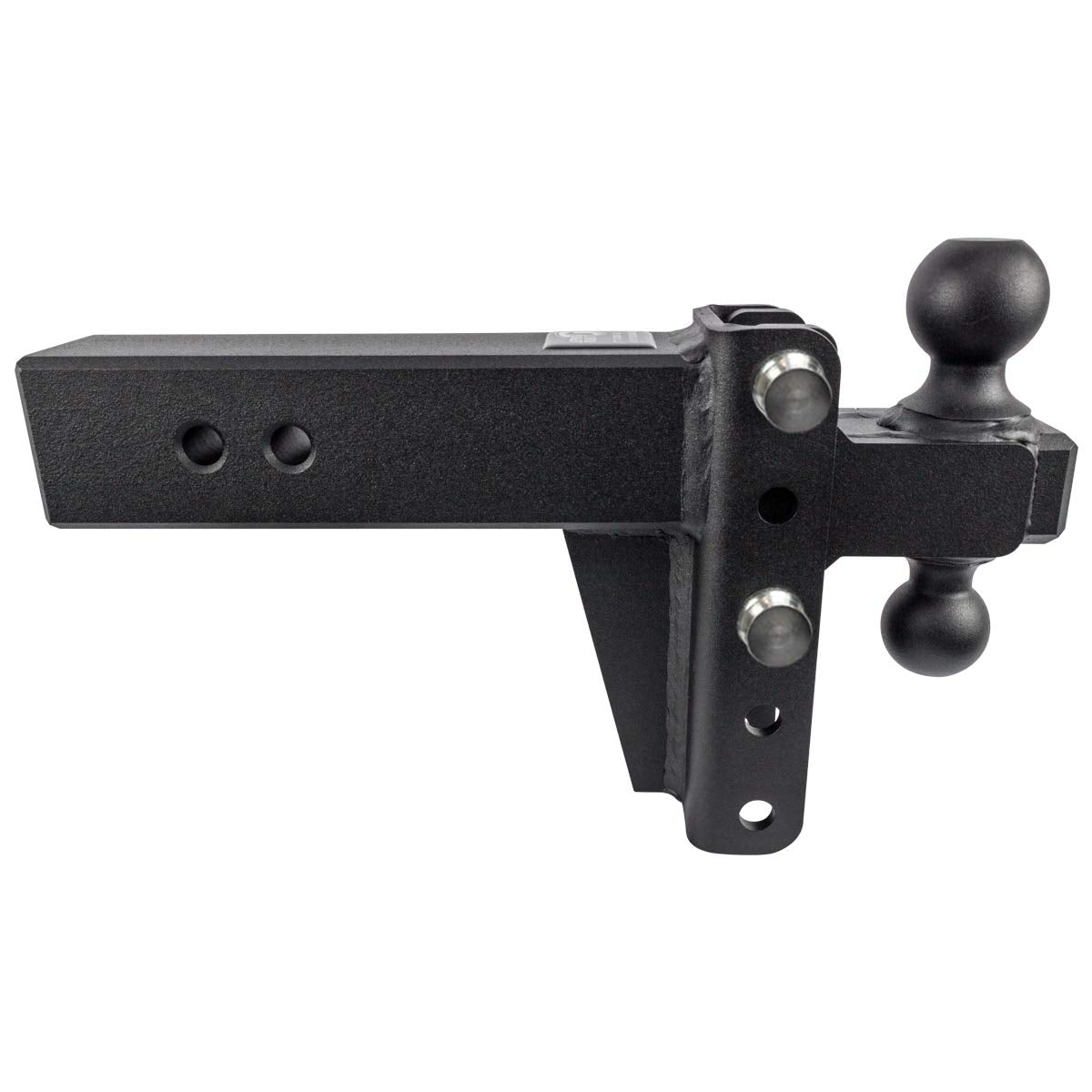 Bulletproof Hitches 3.0'' Adjustable Heavy Duty Trailer Hitch (22,000Lb Rating) - 4'' Drop/Rise Trailer Hitch With 2'' & 2-5/16'