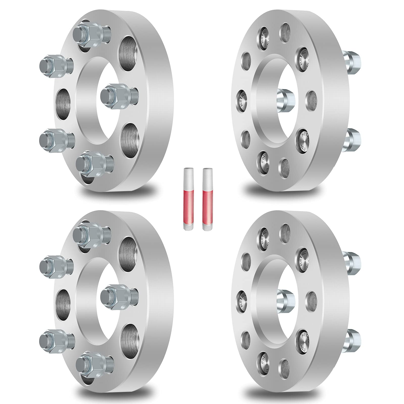 ECCPP 4PCS 5 Lug Wheel Adapters 1'' 5x4.75 to 5x4.5 73mm hub with 12x1.5 Studs fit for 1982-2002 for Camaro 1984-2013 for Corvet