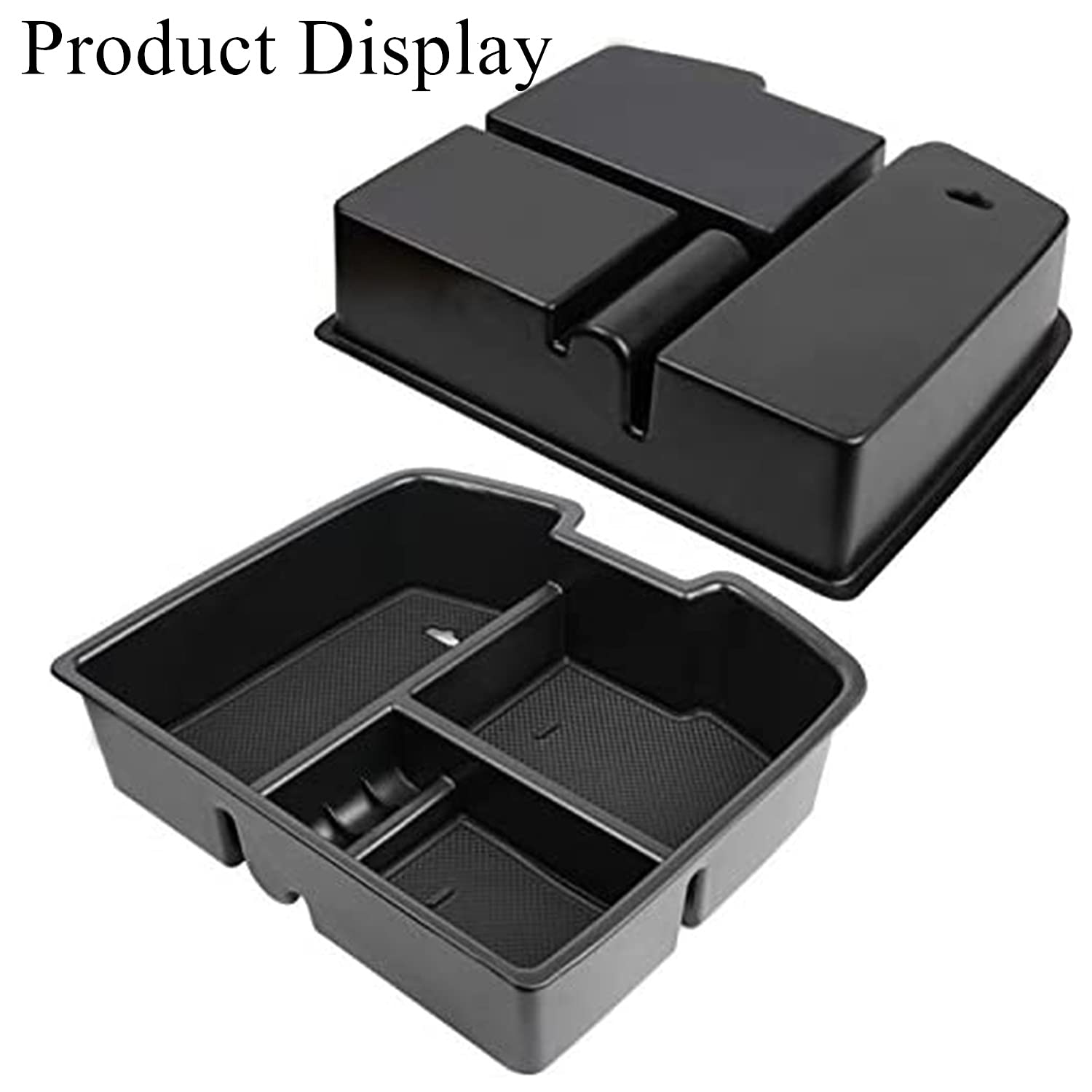 EVTIME fit for Center Console Organizer Tray 2007-2014 GMC Sierra Chevy Silverado Tahoe Yukon Suburban - GM Vehicles Accessories