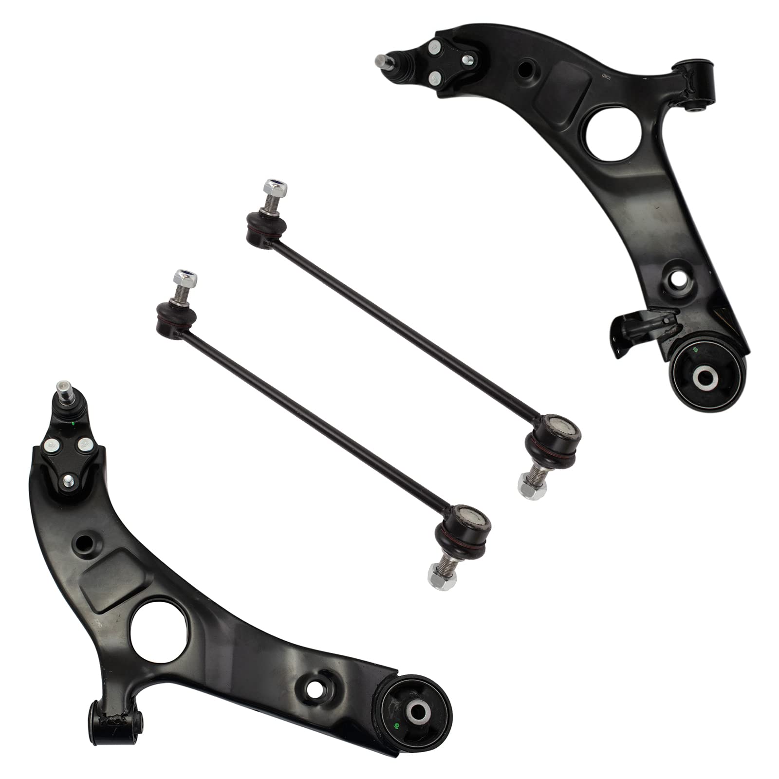Trq Front Suspension Kit Control Arm With Ball Joint Sway Bar Stabilizer Link Compatible With 2013-2019 Hyundai Santa Fe 2013-20